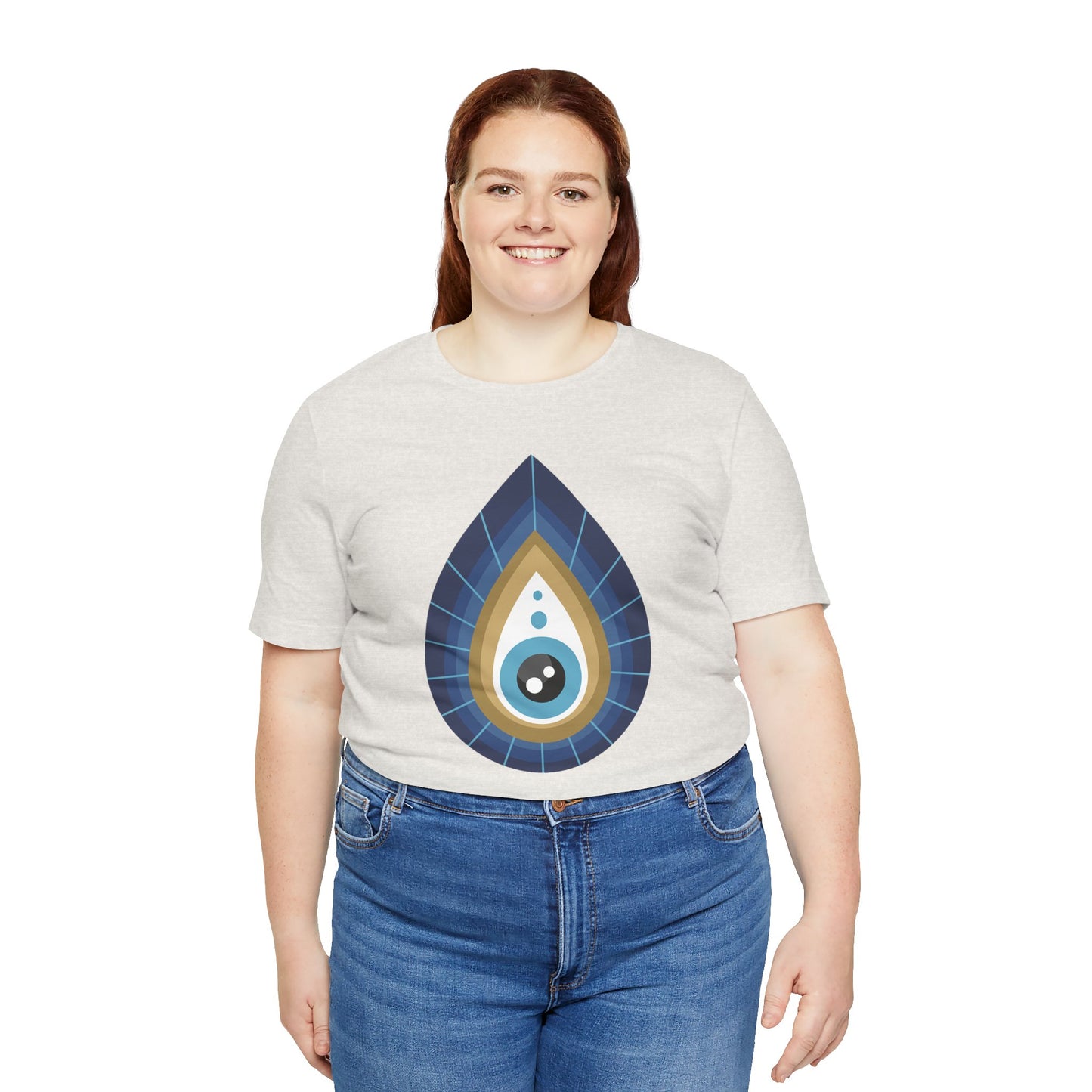 Pita Girl® Evil Eye Tee Protection Unisex Jersey Tee - Casual Comfort for Food Lovers