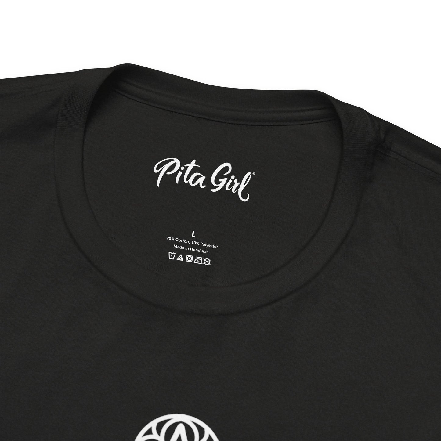 Pita Girl® Hamsa Palm Hand  Unisex Jersey Tee - Casual Comfort for Food Lovers