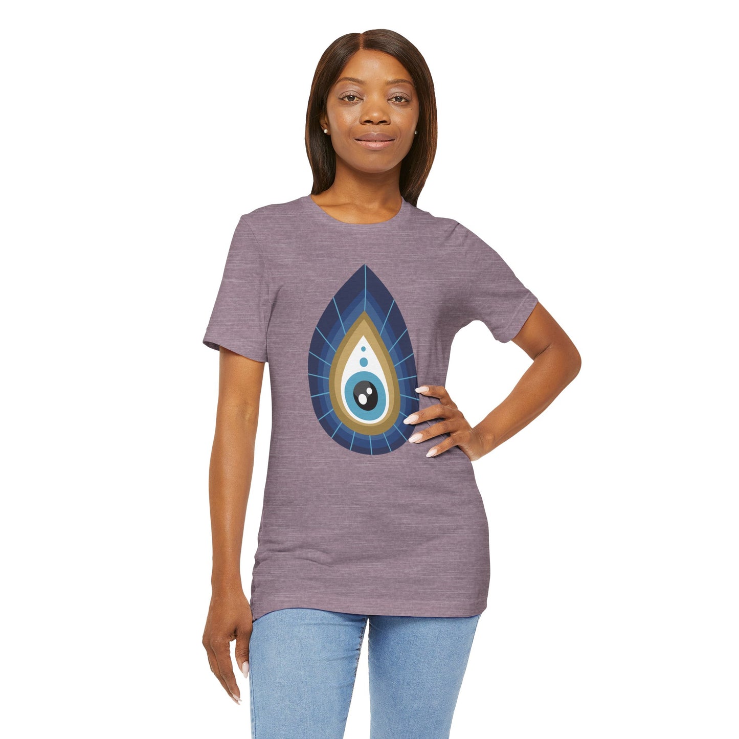 Pita Girl® Evil Eye Tee Protection Unisex Jersey Tee - Casual Comfort for Food Lovers
