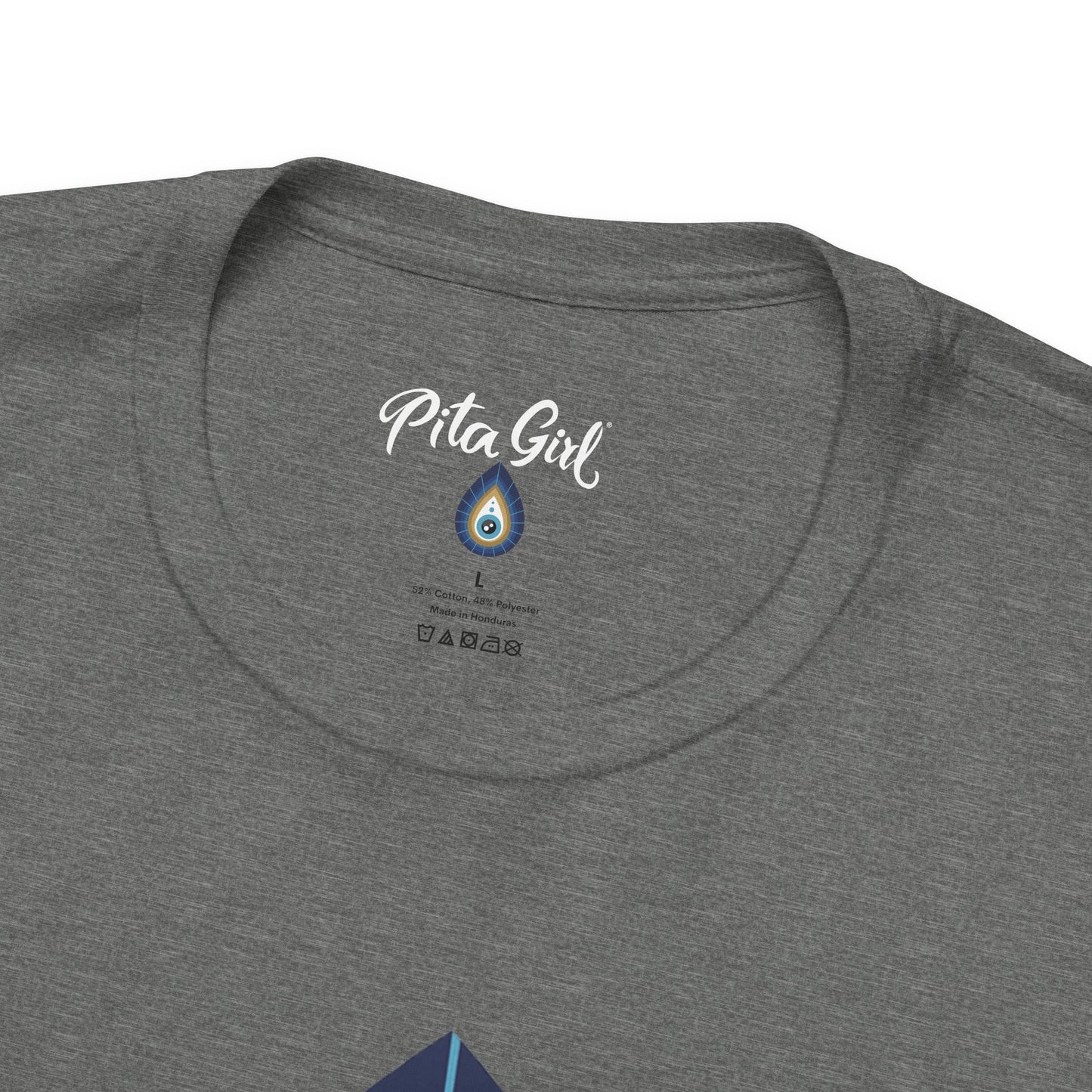 Pita Girl® Evil Eye Tee Protection Unisex Jersey Tee - Casual Comfort for Food Lovers