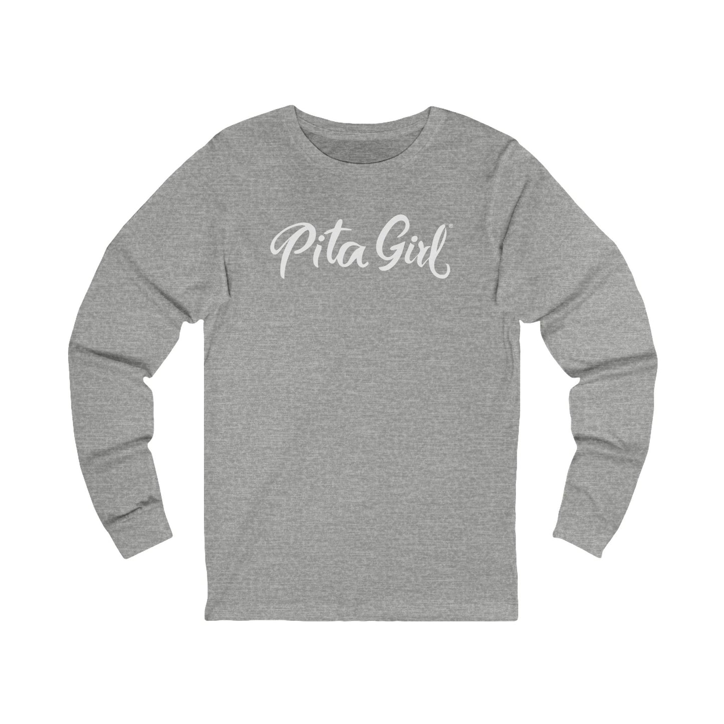 Pita Girl® Logo Unisex Long Sleeve Tee - Casual and Fun Everyday Wear