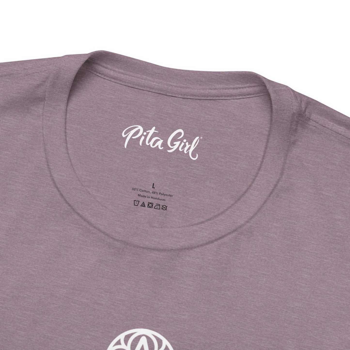 Pita Girl® Hamsa Palm Hand  Unisex Jersey Tee - Casual Comfort for Food Lovers