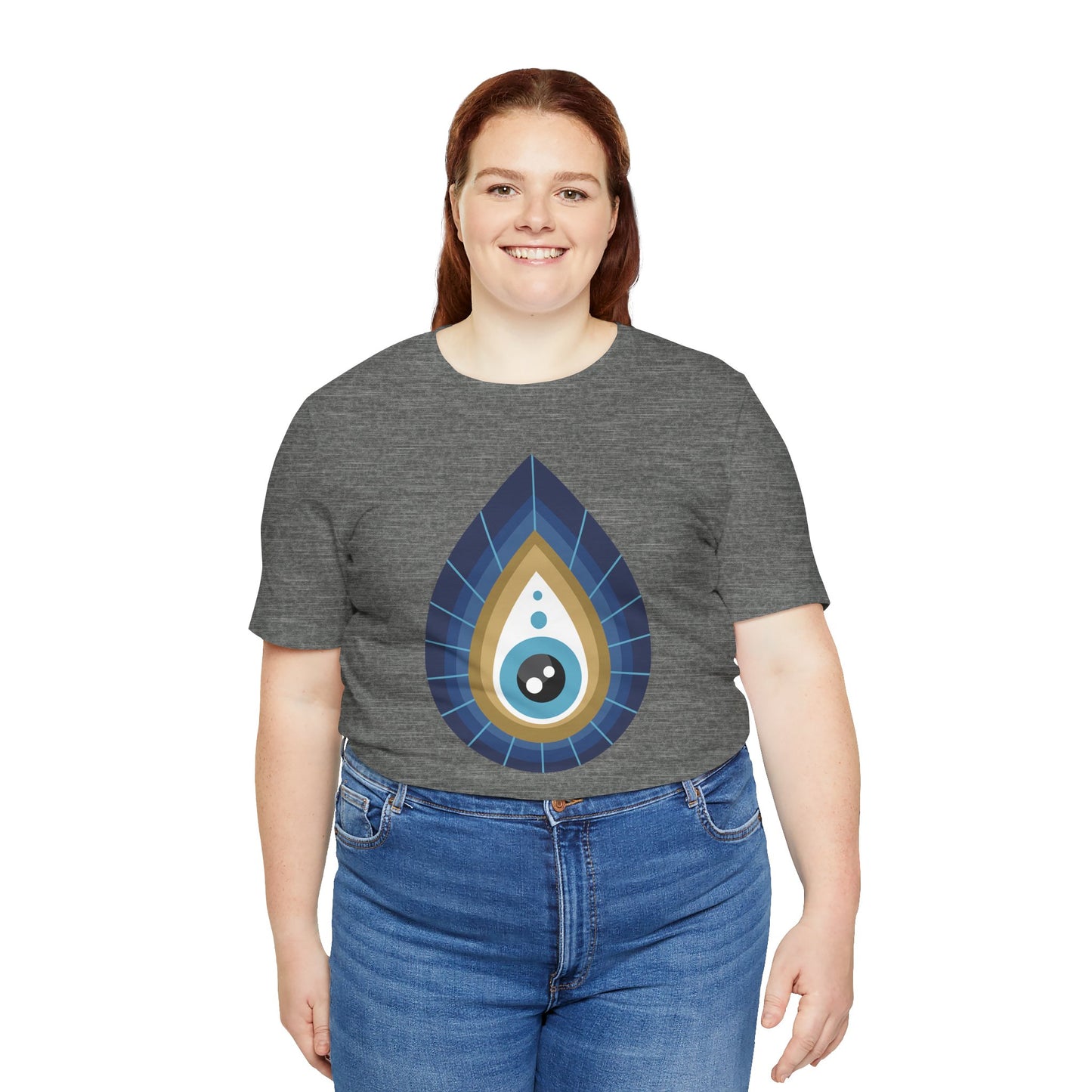 Pita Girl® Evil Eye Tee Protection Unisex Jersey Tee - Casual Comfort for Food Lovers