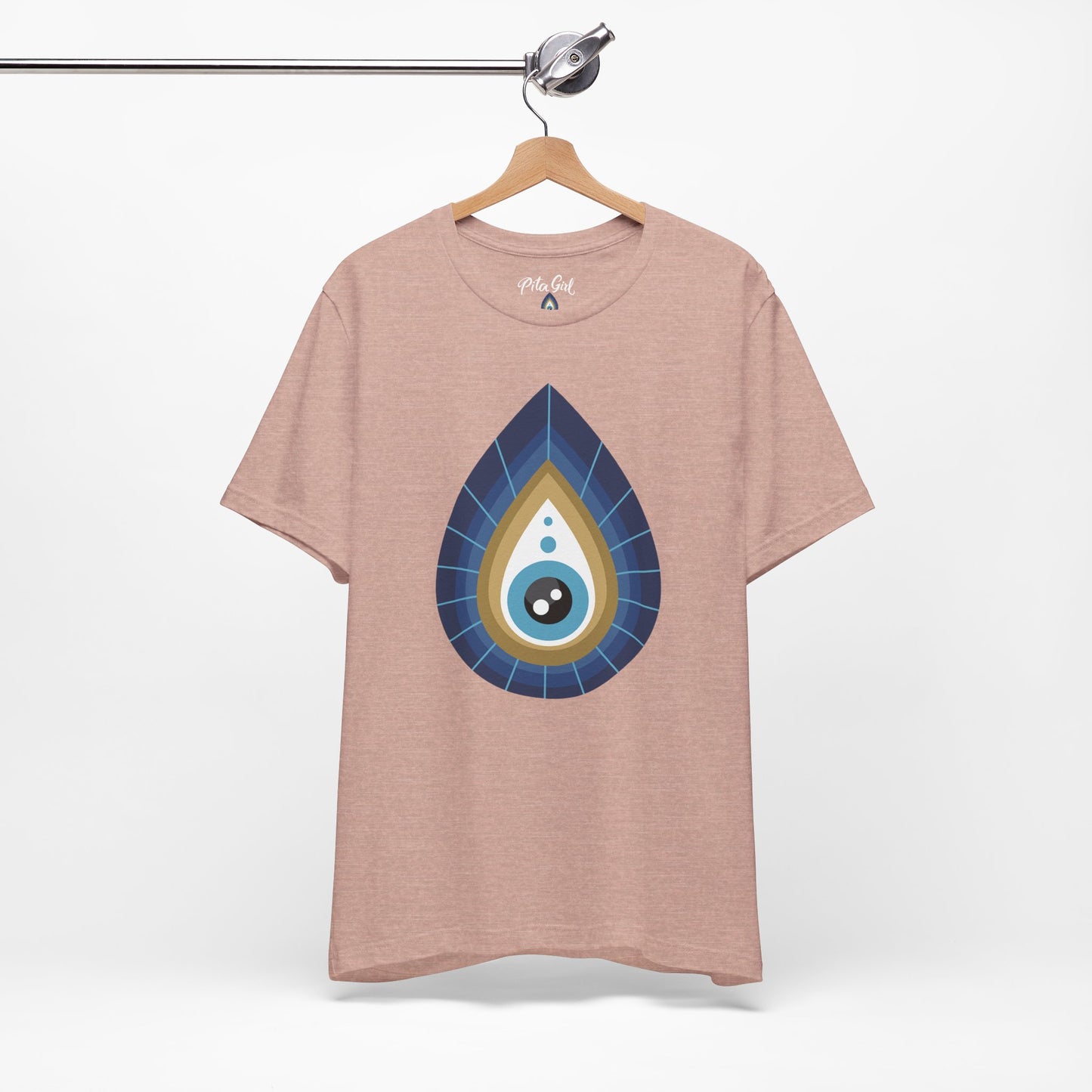 Pita Girl® Evil Eye Tee Protection Unisex Jersey Tee - Casual Comfort for Food Lovers