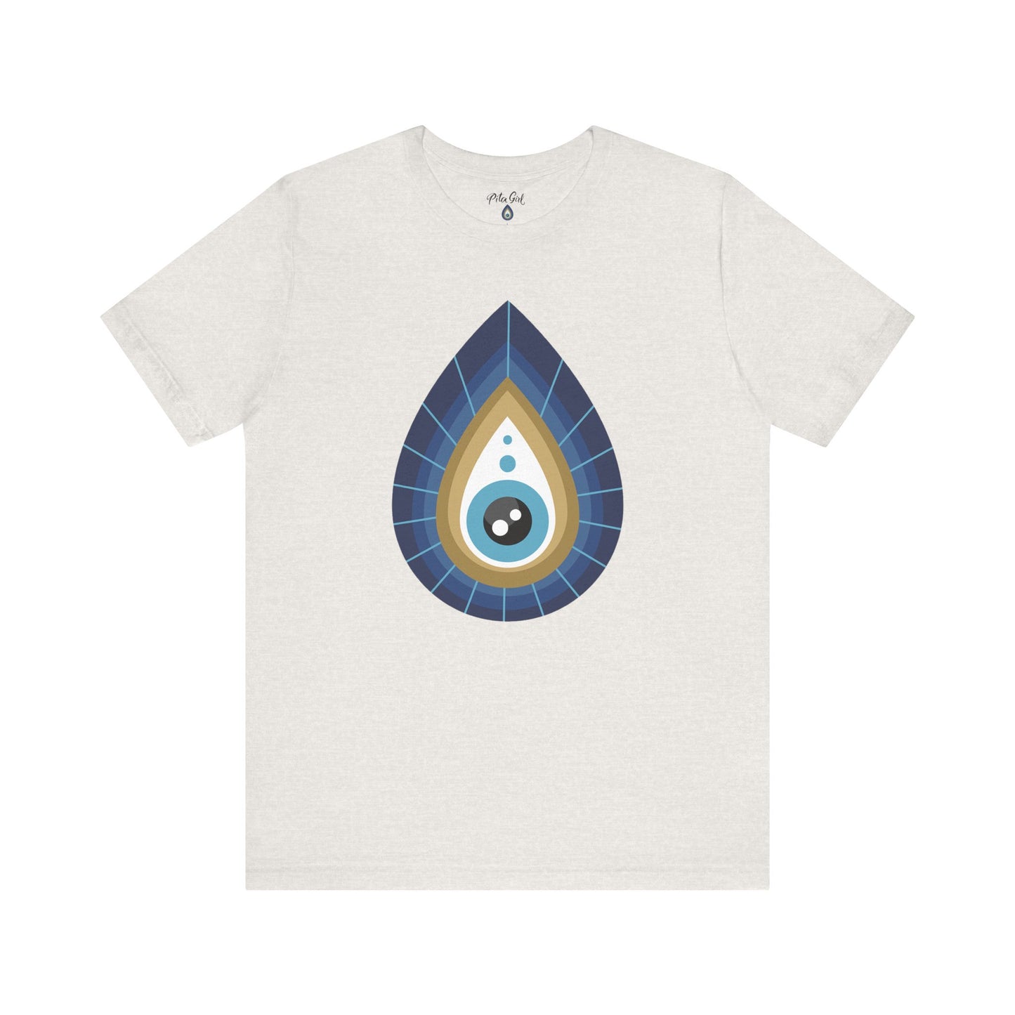 Pita Girl® Evil Eye Tee Protection Unisex Jersey Tee - Casual Comfort for Food Lovers