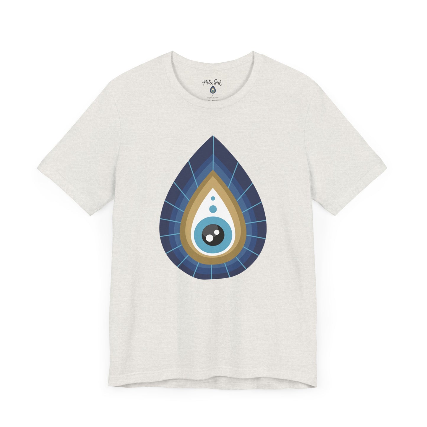 Pita Girl® Evil Eye Tee Protection Unisex Jersey Tee - Casual Comfort for Food Lovers