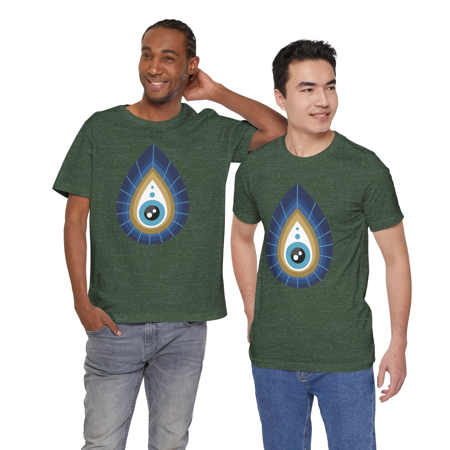 Pita Girl® Evil Eye Tee Protection Unisex Jersey Tee - Casual Comfort for Food Lovers