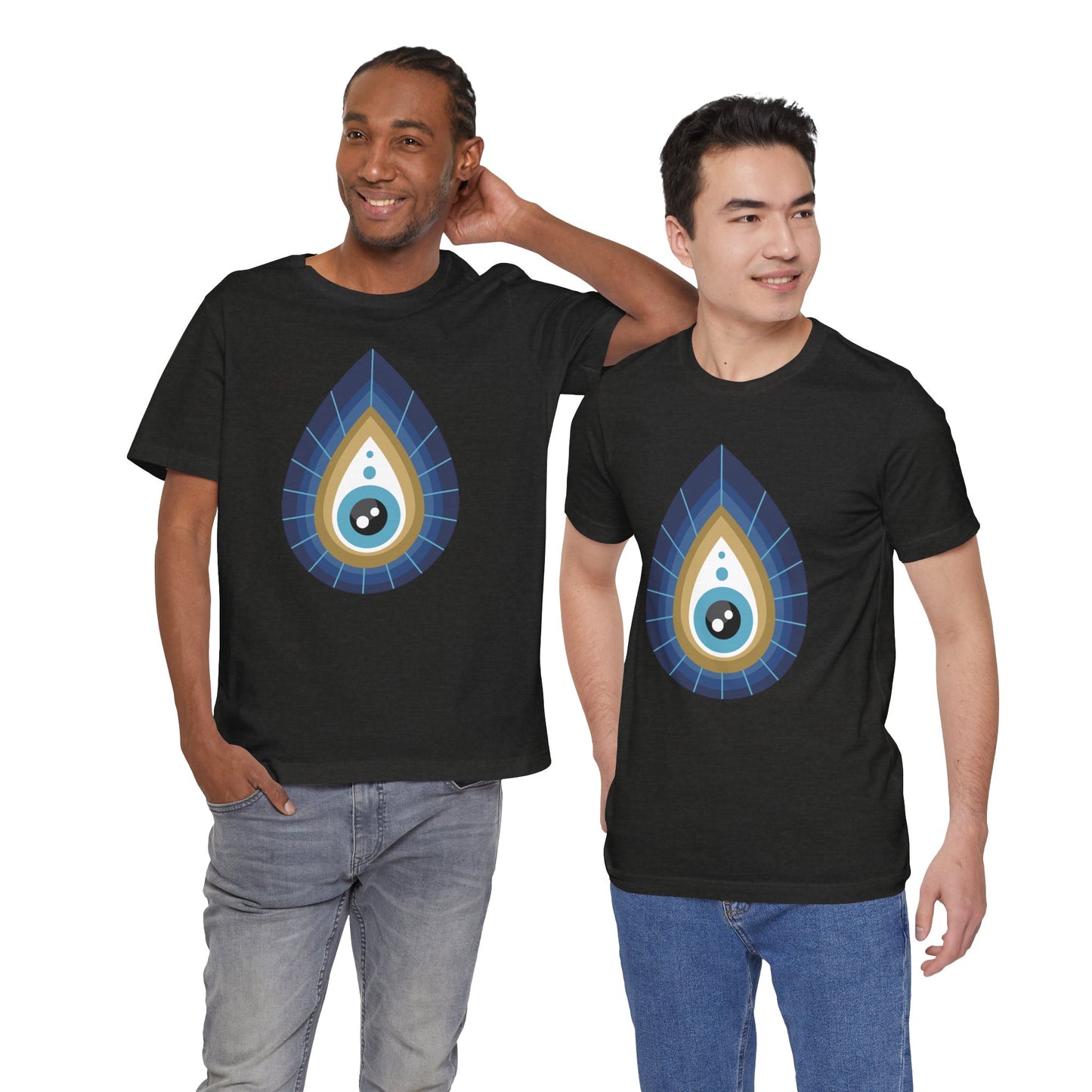Pita Girl® Evil Eye Tee Protection Unisex Jersey Tee - Casual Comfort for Food Lovers