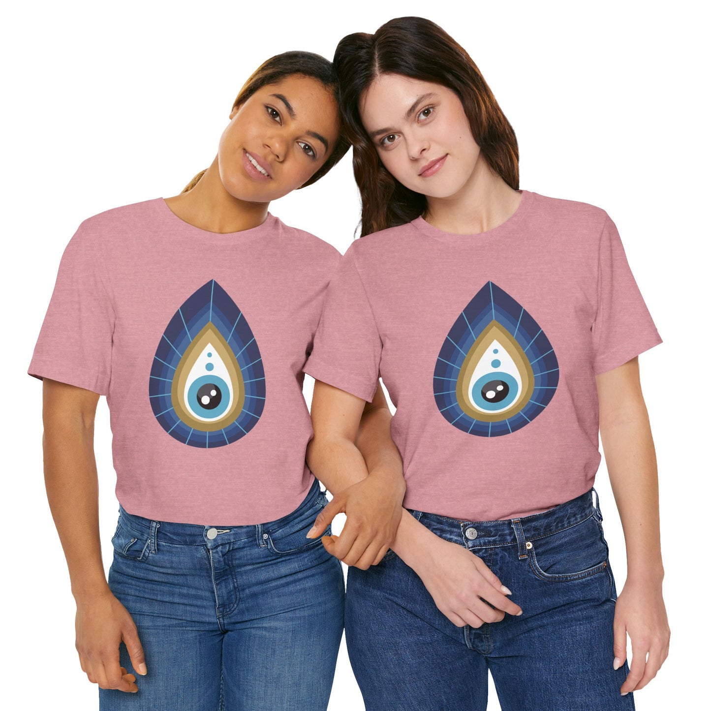 Pita Girl® Evil Eye Tee Protection Unisex Jersey Tee - Casual Comfort for Food Lovers