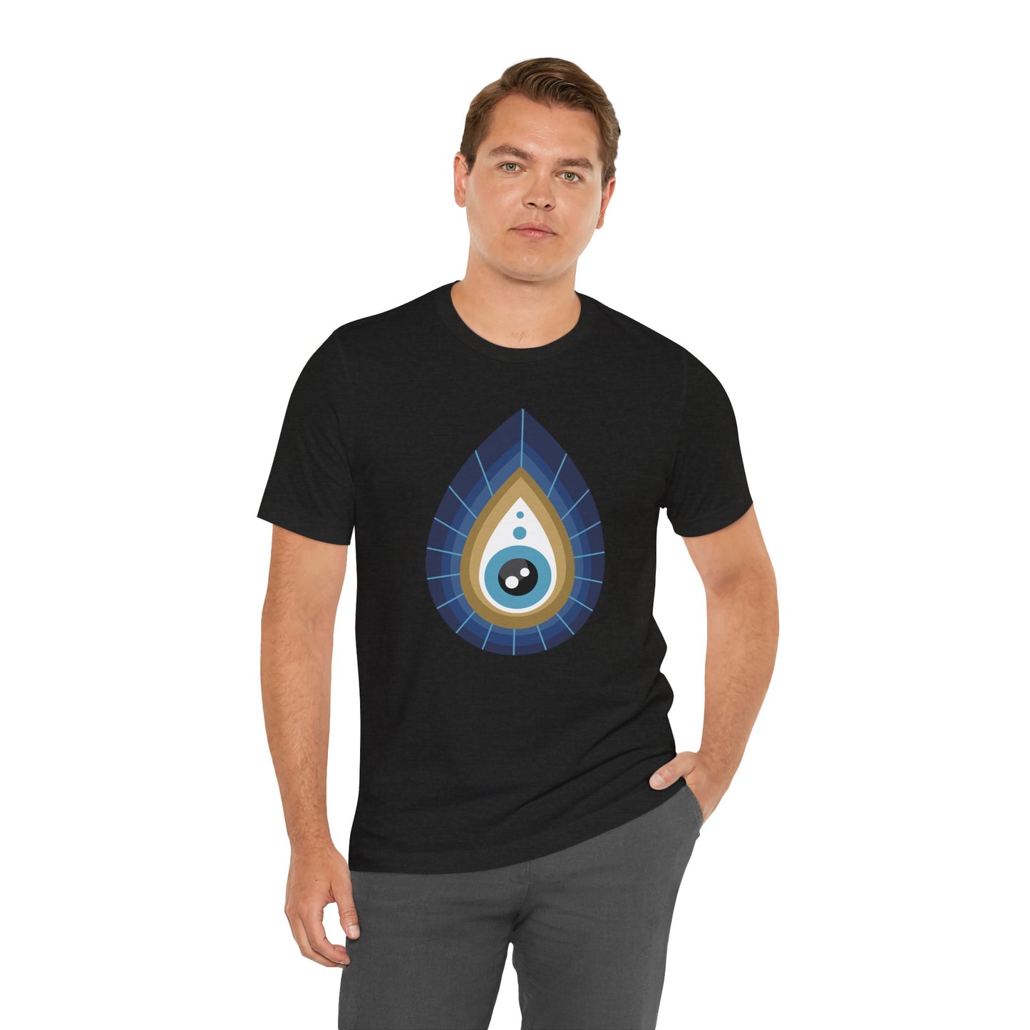 Pita Girl® Evil Eye Tee Protection Unisex Jersey Tee - Casual Comfort for Food Lovers
