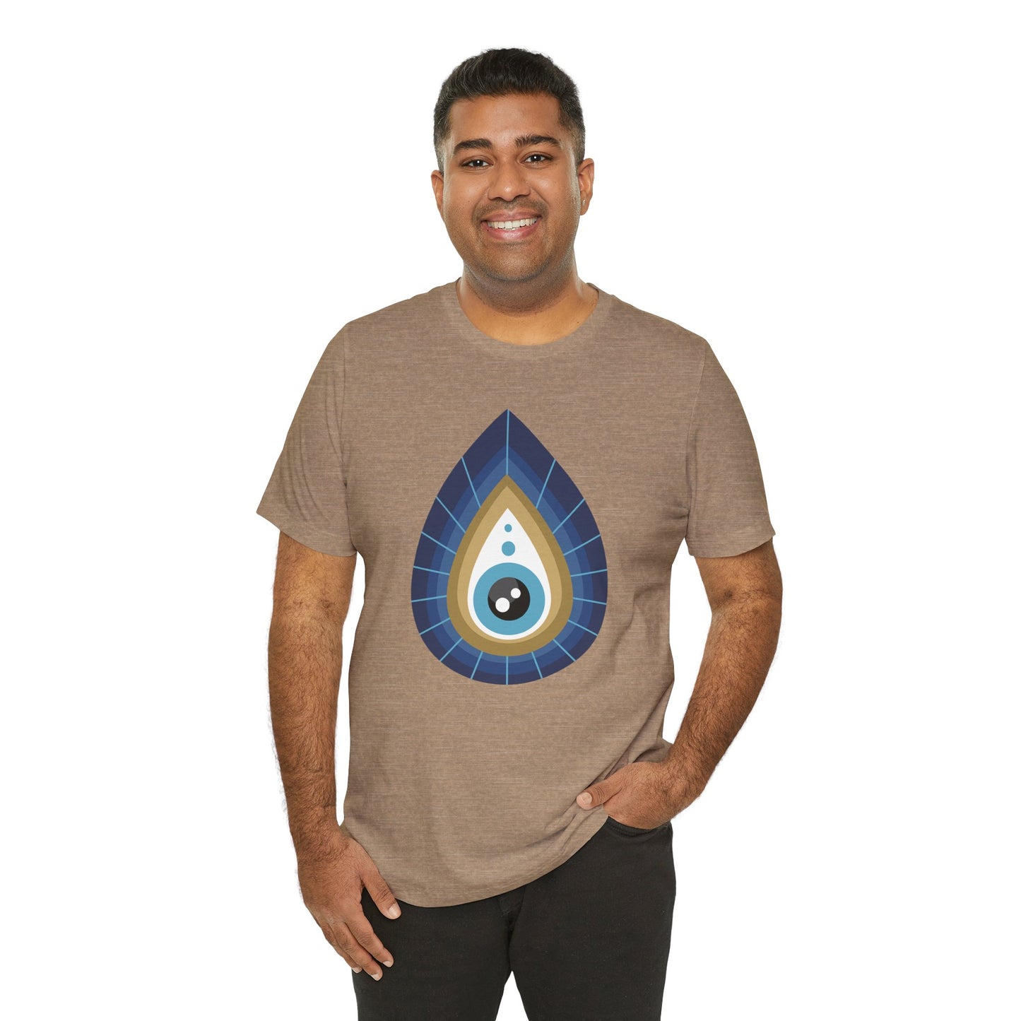 Pita Girl® Evil Eye Tee Protection Unisex Jersey Tee - Casual Comfort for Food Lovers
