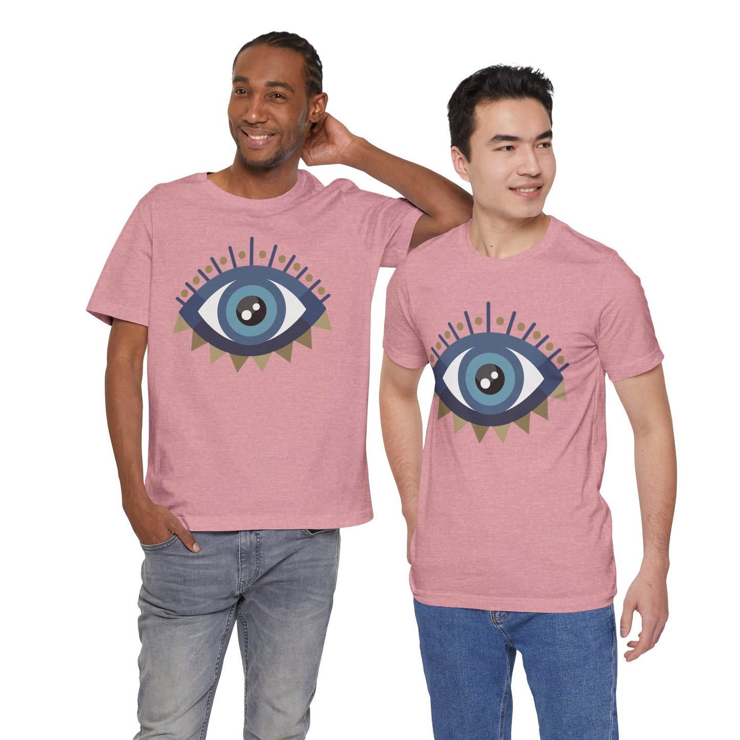Pita Girl® Evil Eye Protection Unisex Jersey Tee - Casual Comfort for Food Lovers