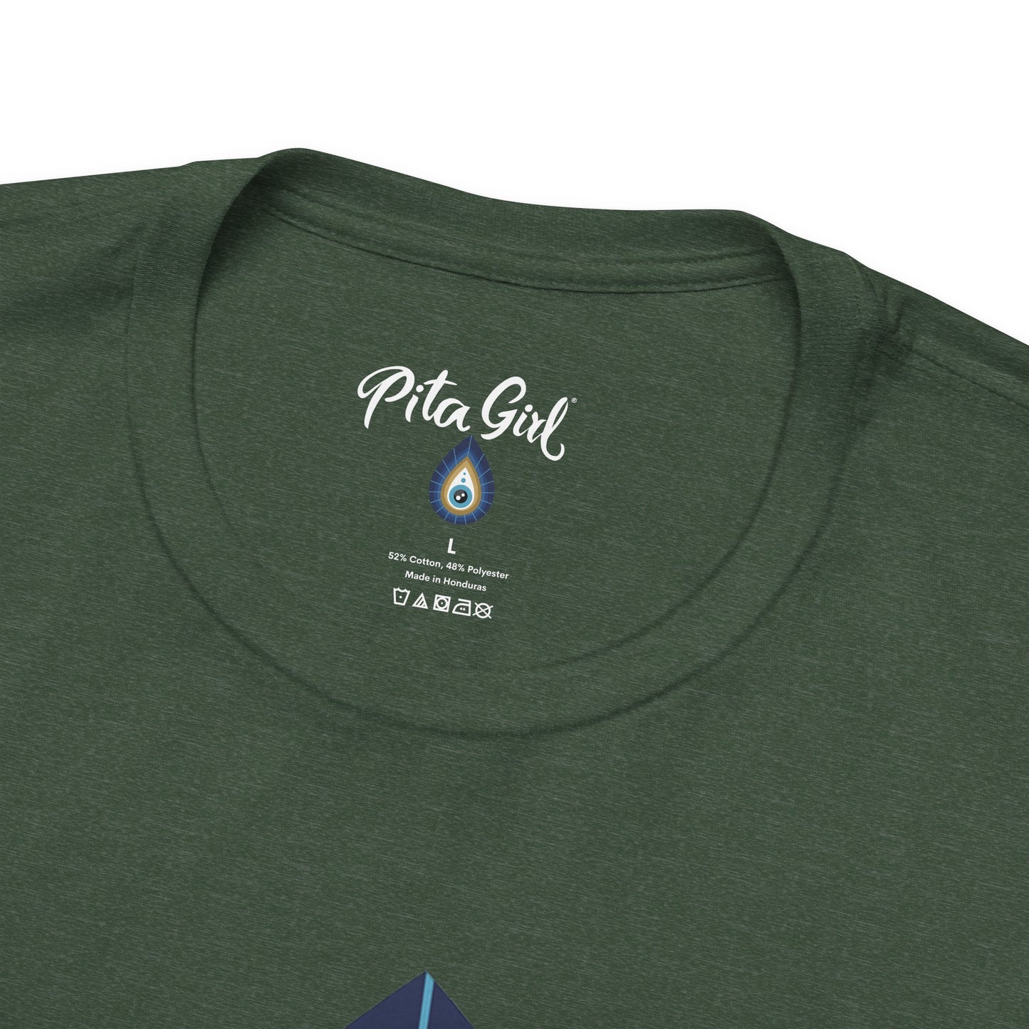 Pita Girl® Evil Eye Tee Protection Unisex Jersey Tee - Casual Comfort for Food Lovers