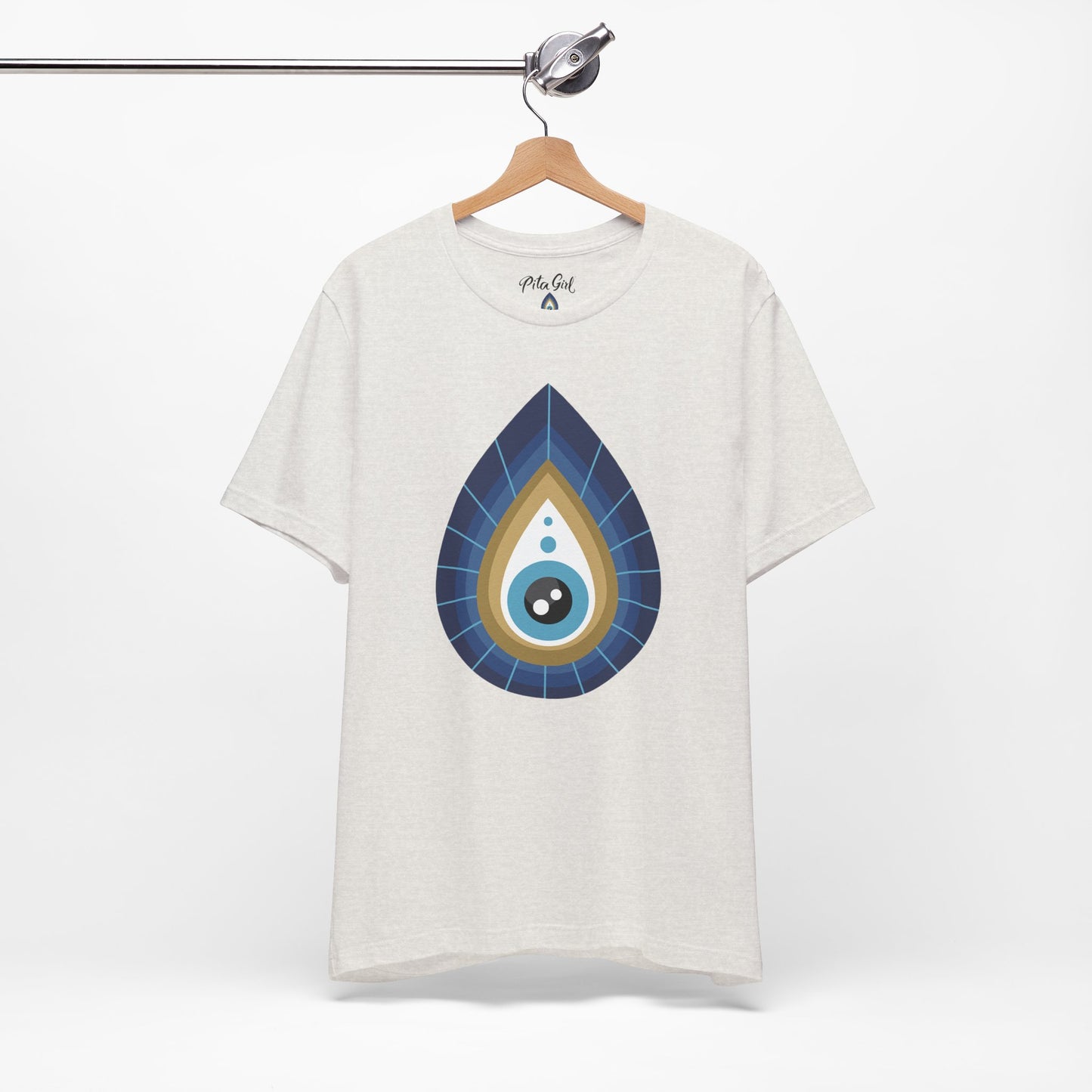 Pita Girl® Evil Eye Tee Protection Unisex Jersey Tee - Casual Comfort for Food Lovers