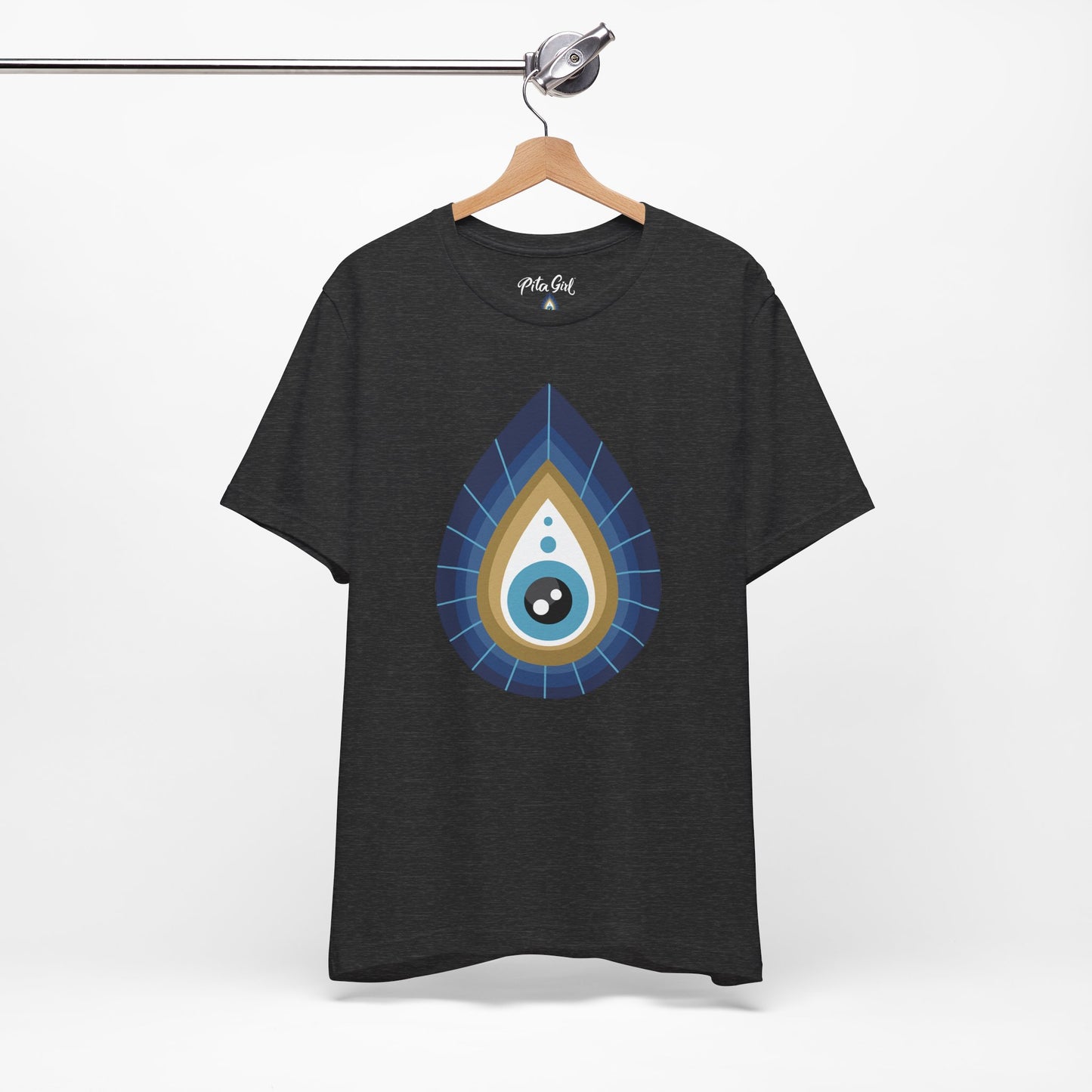 Pita Girl® Evil Eye Tee Protection Unisex Jersey Tee - Casual Comfort for Food Lovers