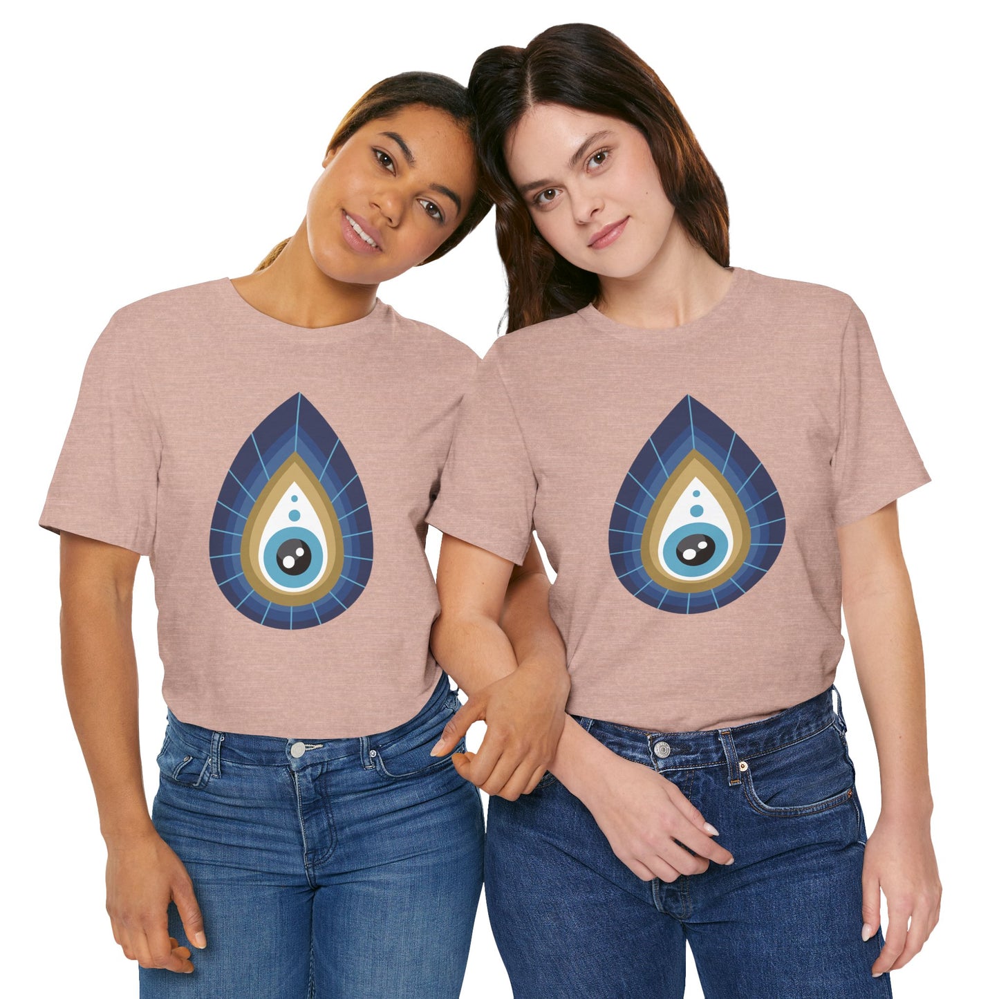 Pita Girl® Evil Eye Tee Protection Unisex Jersey Tee - Casual Comfort for Food Lovers