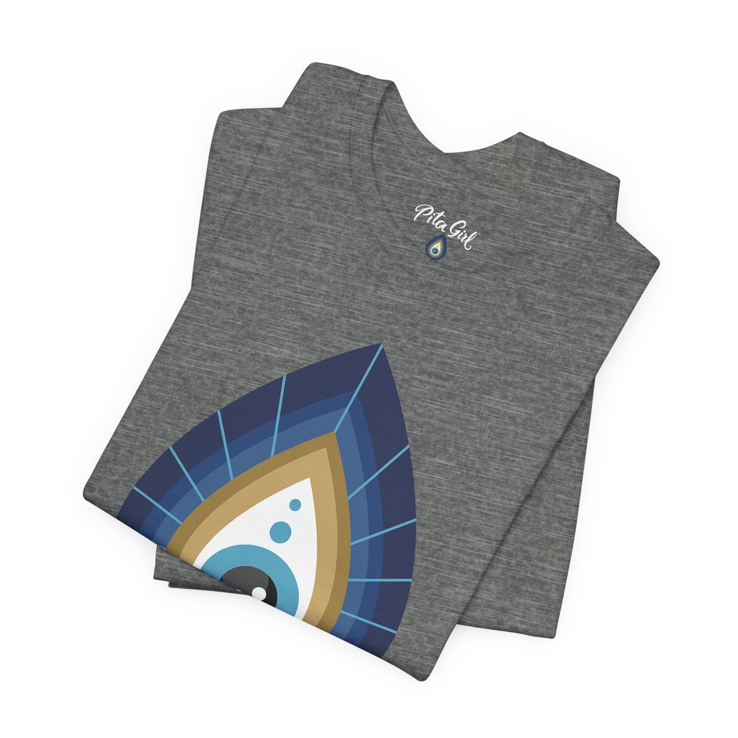 Pita Girl® Evil Eye Tee Protection Unisex Jersey Tee - Casual Comfort for Food Lovers