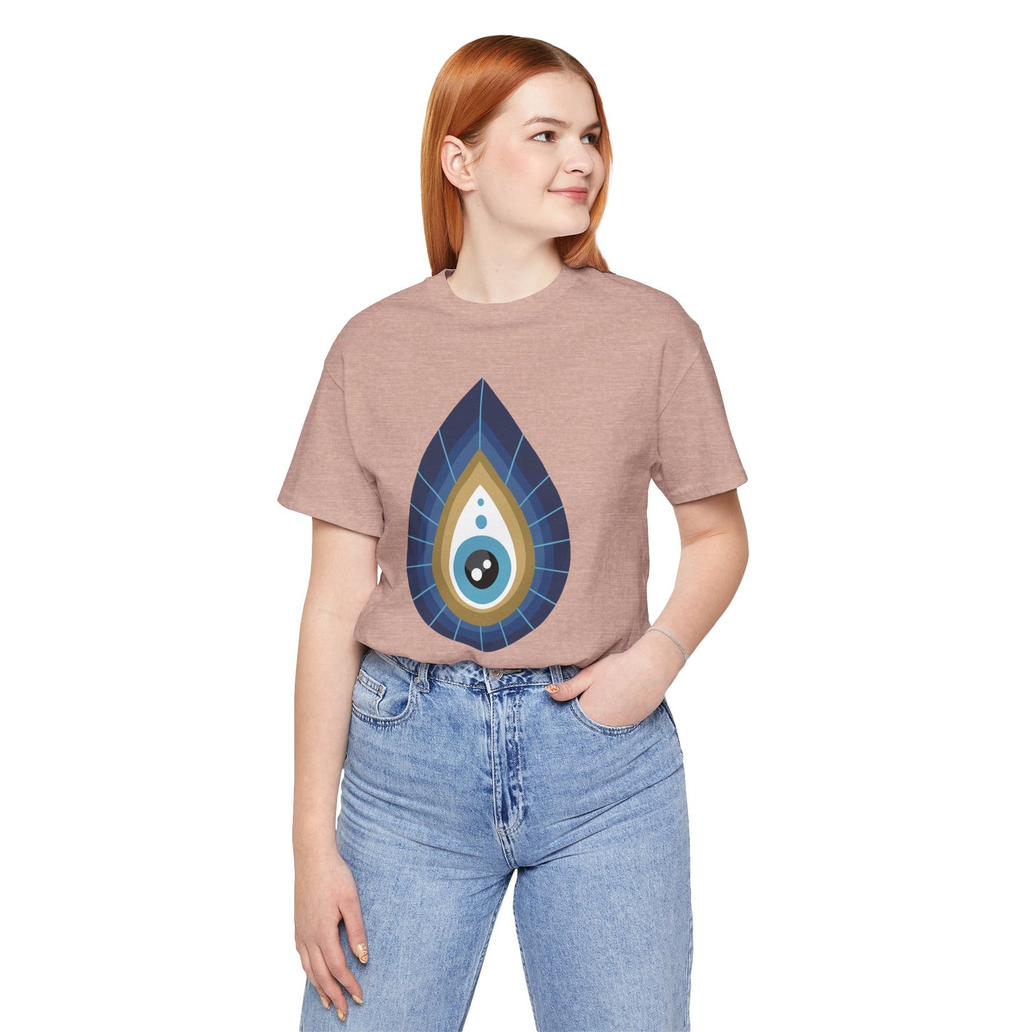 Pita Girl® Evil Eye Tee Protection Unisex Jersey Tee - Casual Comfort for Food Lovers