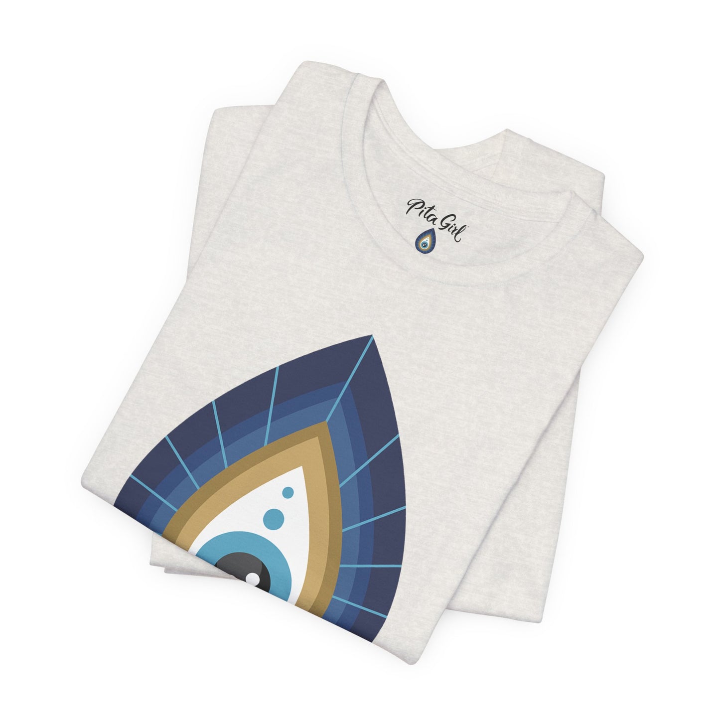 Pita Girl® Evil Eye Tee Protection Unisex Jersey Tee - Casual Comfort for Food Lovers