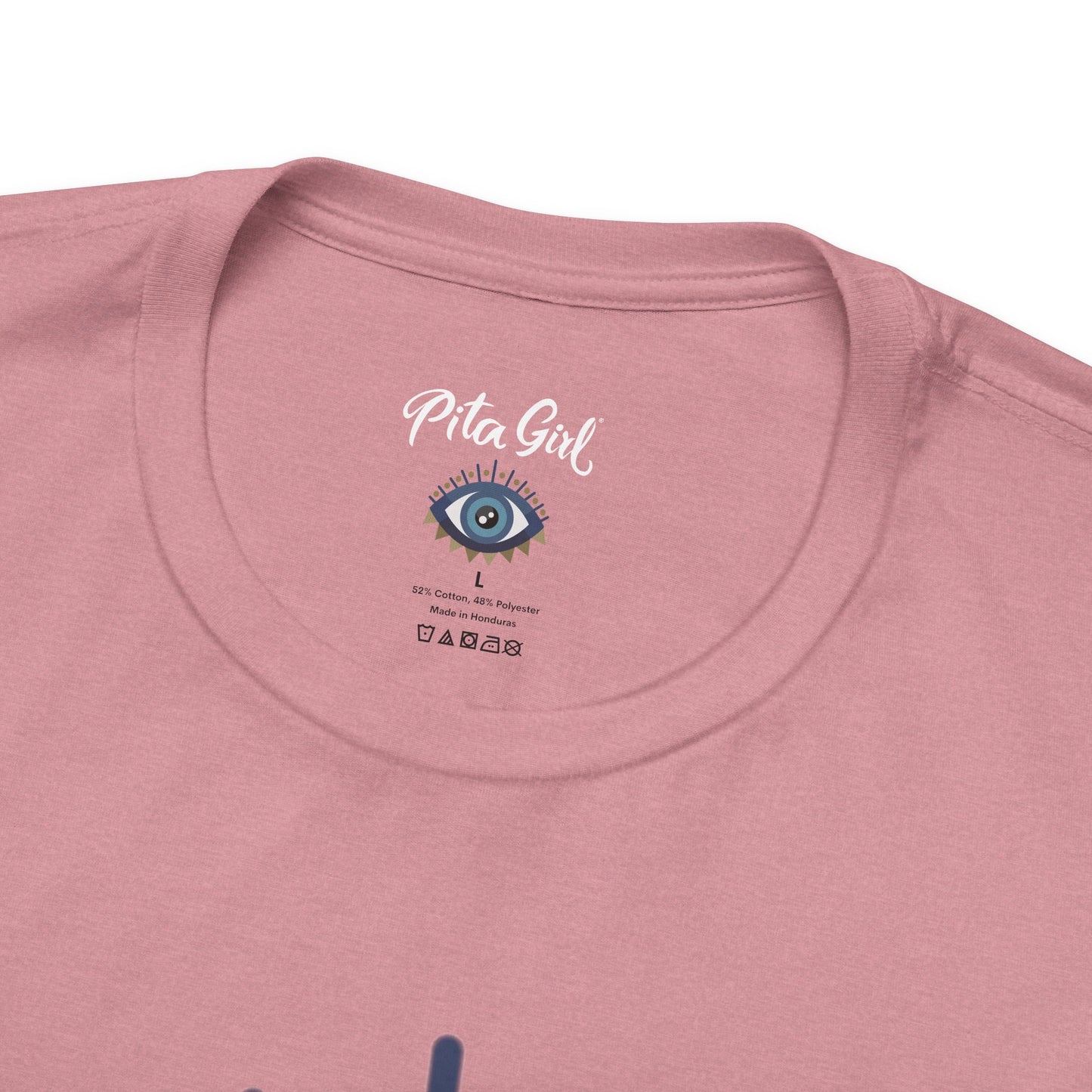 Pita Girl® Evil Eye Protection Unisex Jersey Tee - Casual Comfort for Food Lovers