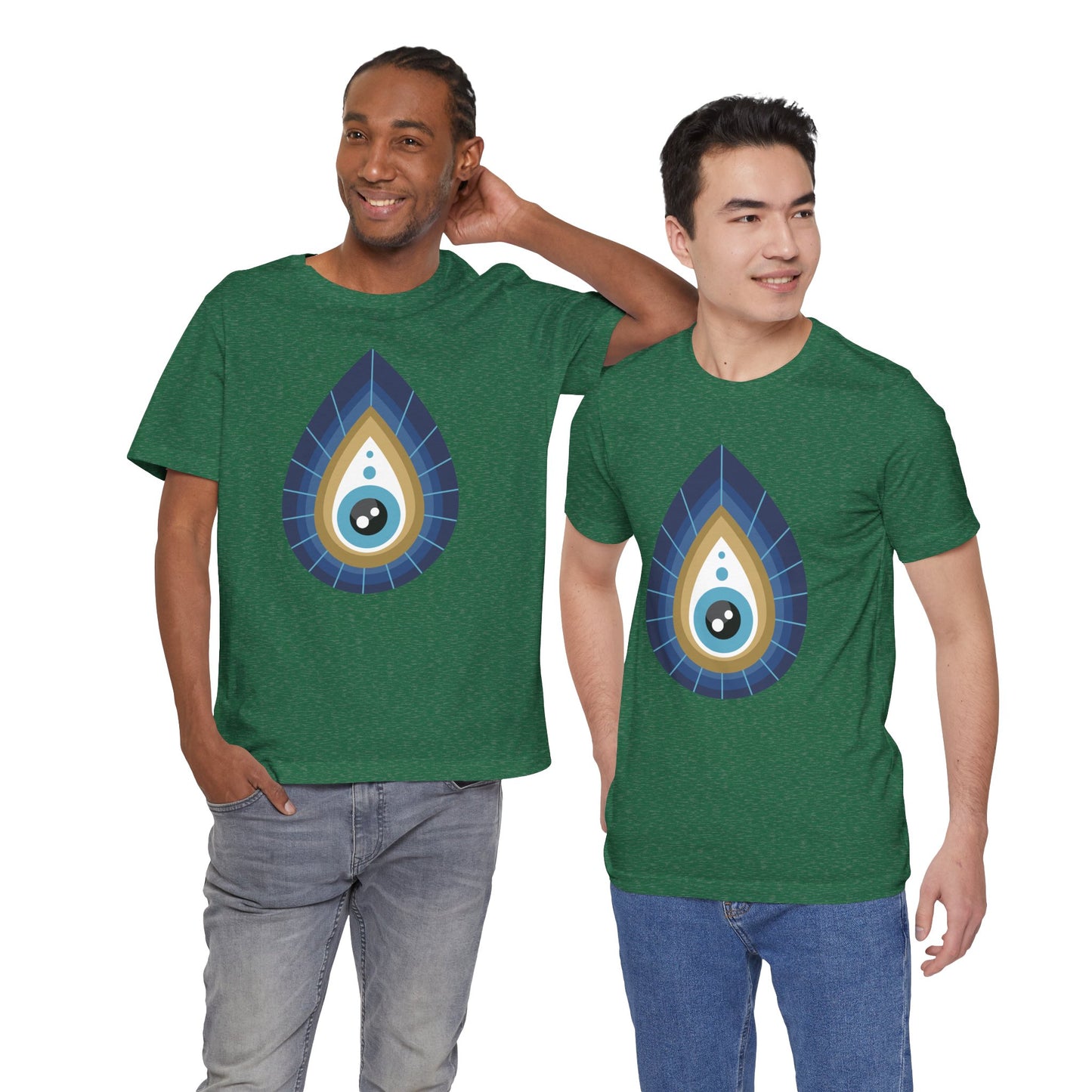 Pita Girl® Evil Eye Tee Protection Unisex Jersey Tee - Casual Comfort for Food Lovers