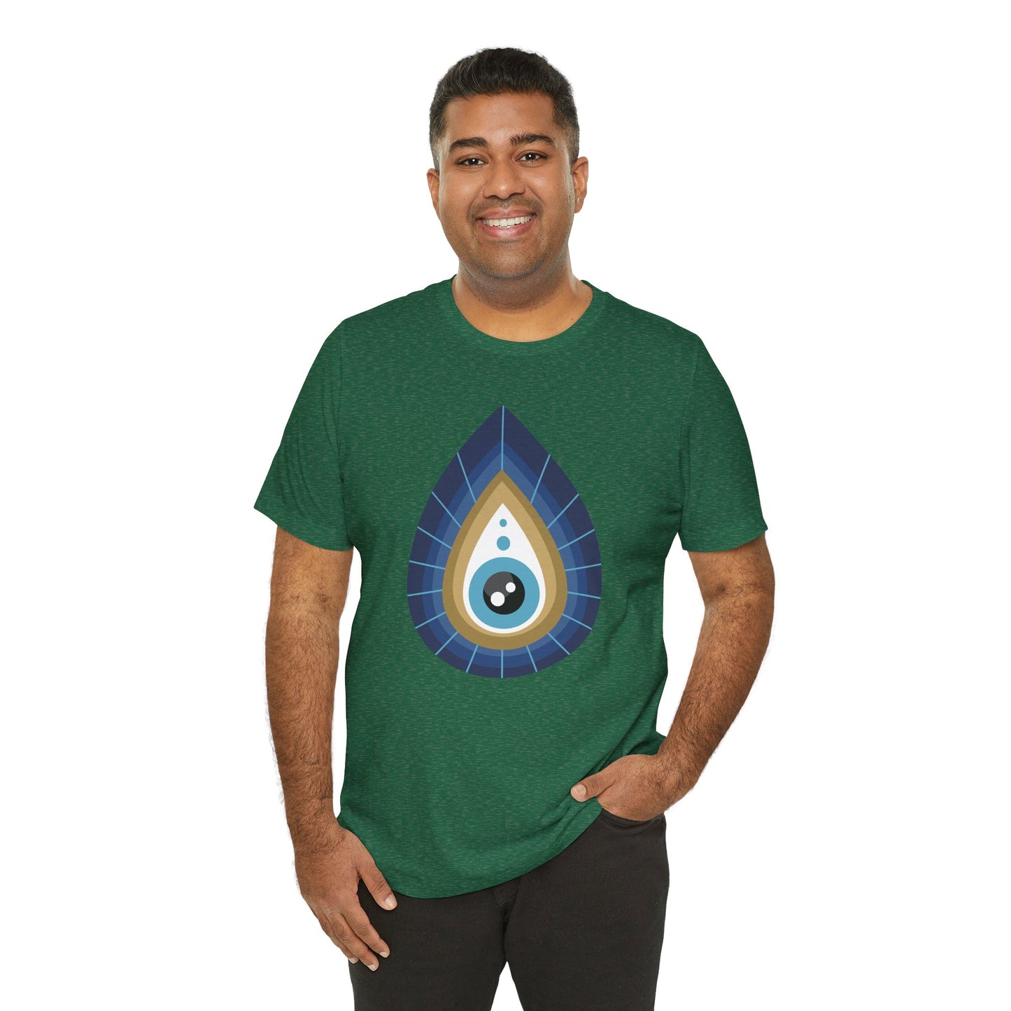 Pita Girl® Evil Eye Tee Protection Unisex Jersey Tee - Casual Comfort for Food Lovers