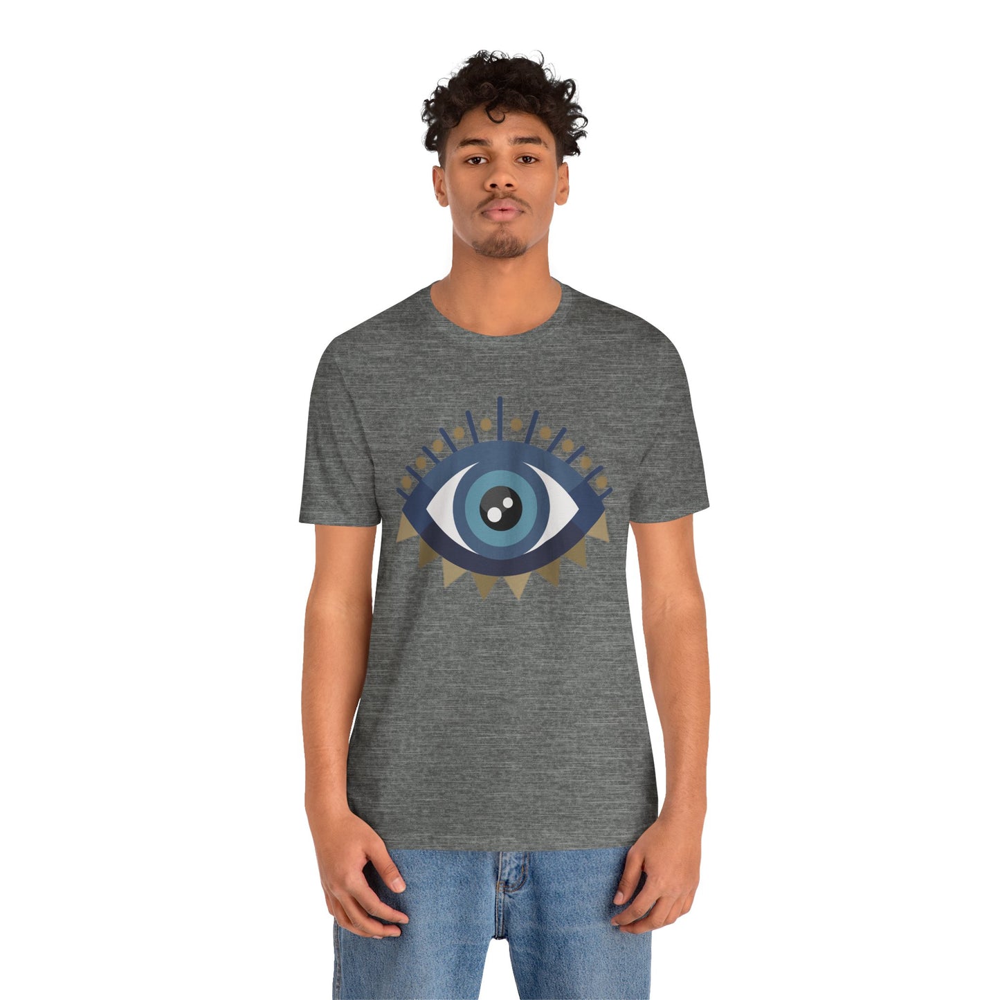 Pita Girl® Evil Eye Protection Unisex Jersey Tee - Casual Comfort for Food Lovers