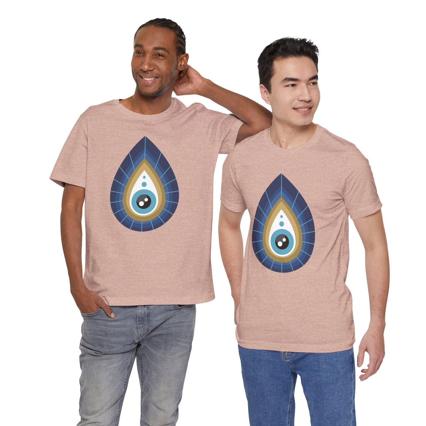 Pita Girl® Evil Eye Tee Protection Unisex Jersey Tee - Casual Comfort for Food Lovers