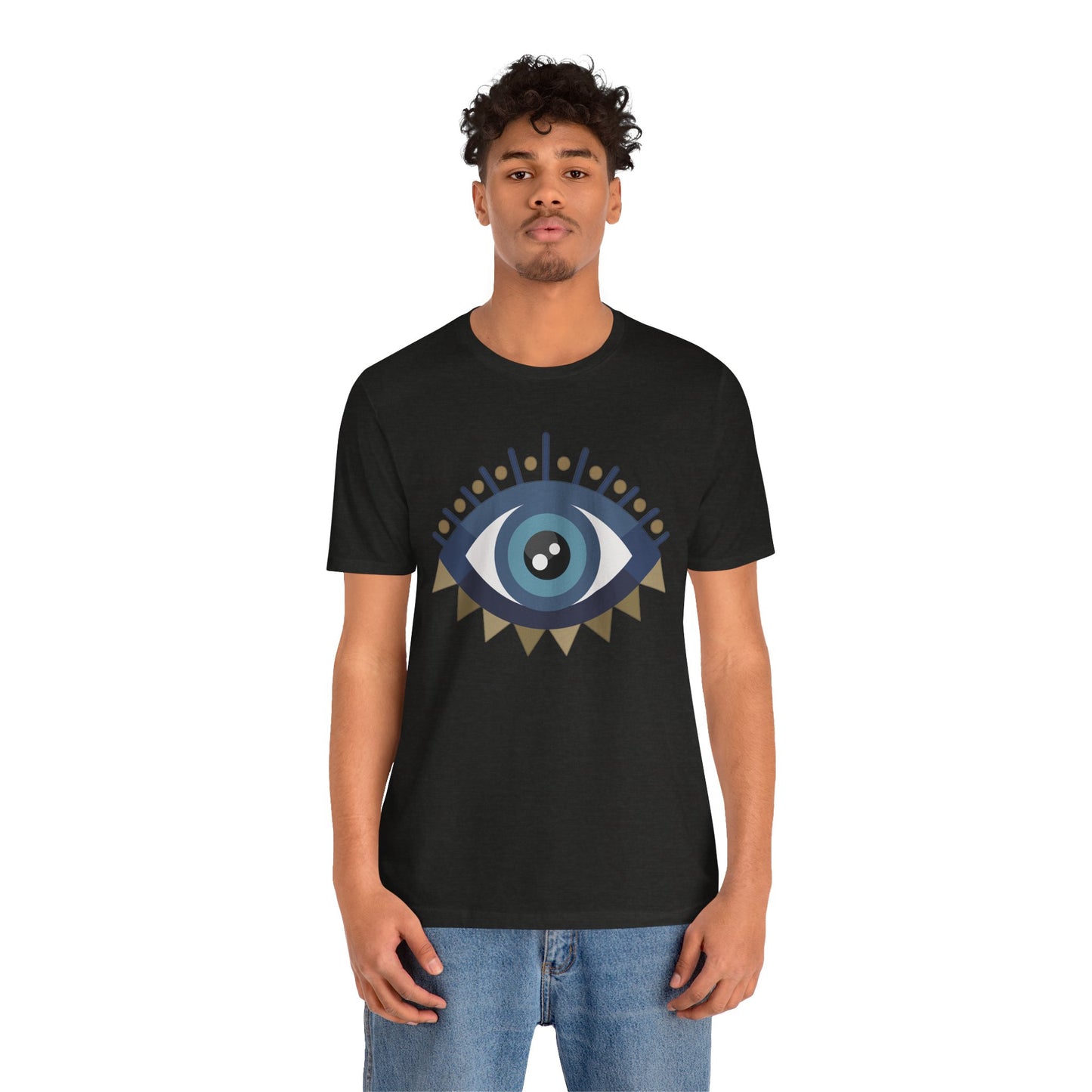 Pita Girl® Evil Eye Protection Unisex Jersey Tee - Casual Comfort for Food Lovers