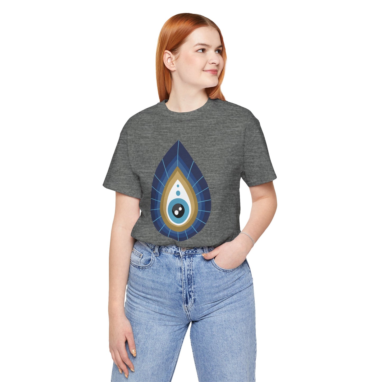 Pita Girl® Evil Eye Tee Protection Unisex Jersey Tee - Casual Comfort for Food Lovers