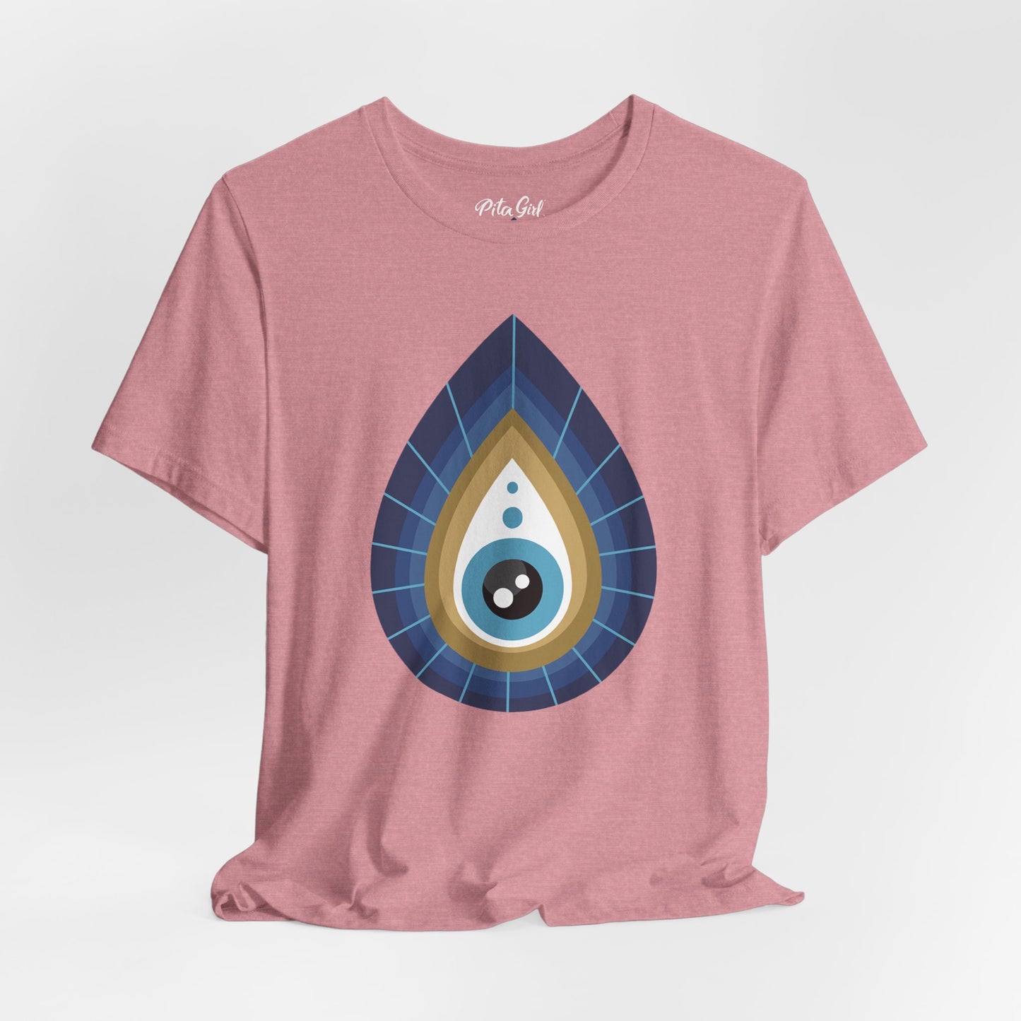 Pita Girl® Evil Eye Tee Protection Unisex Jersey Tee - Casual Comfort for Food Lovers