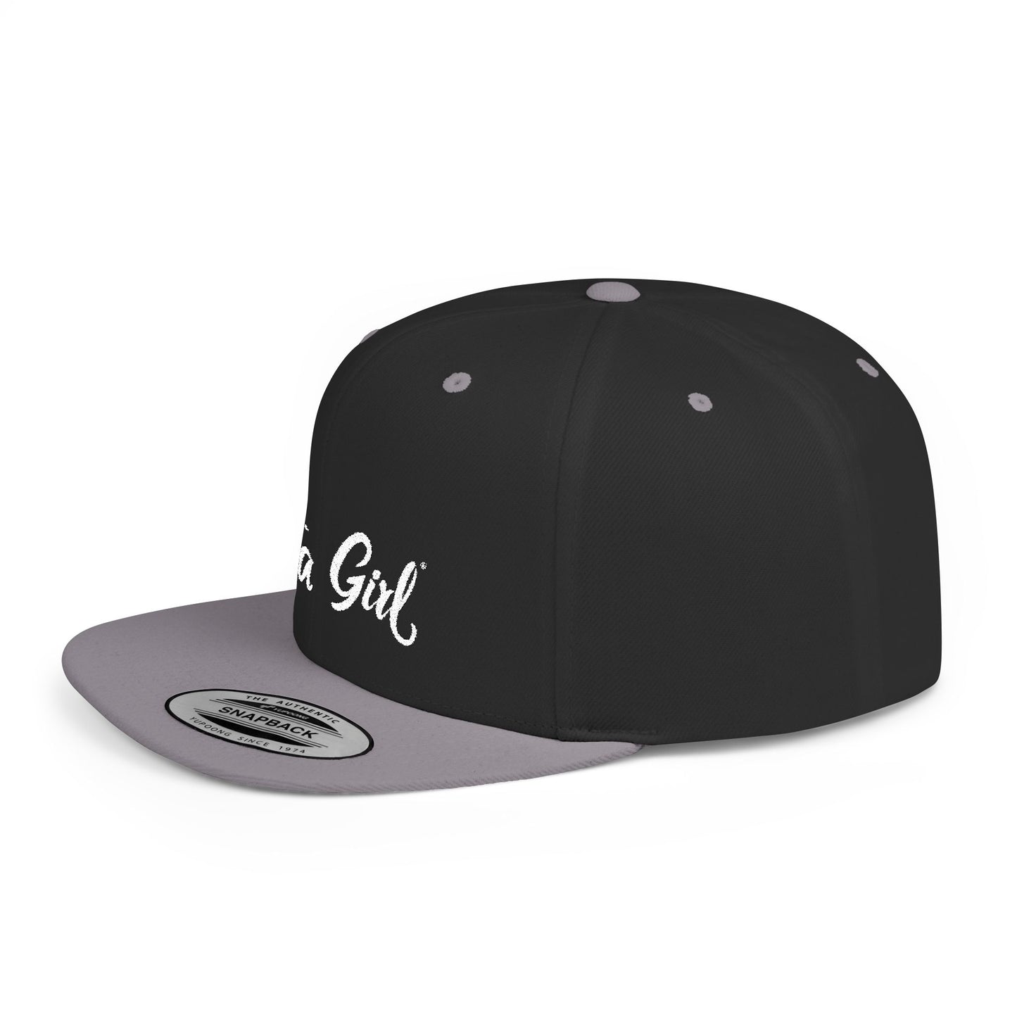 Pita Girl Flat Bill Snapback Hat - Stylish Cap for Casual Outings