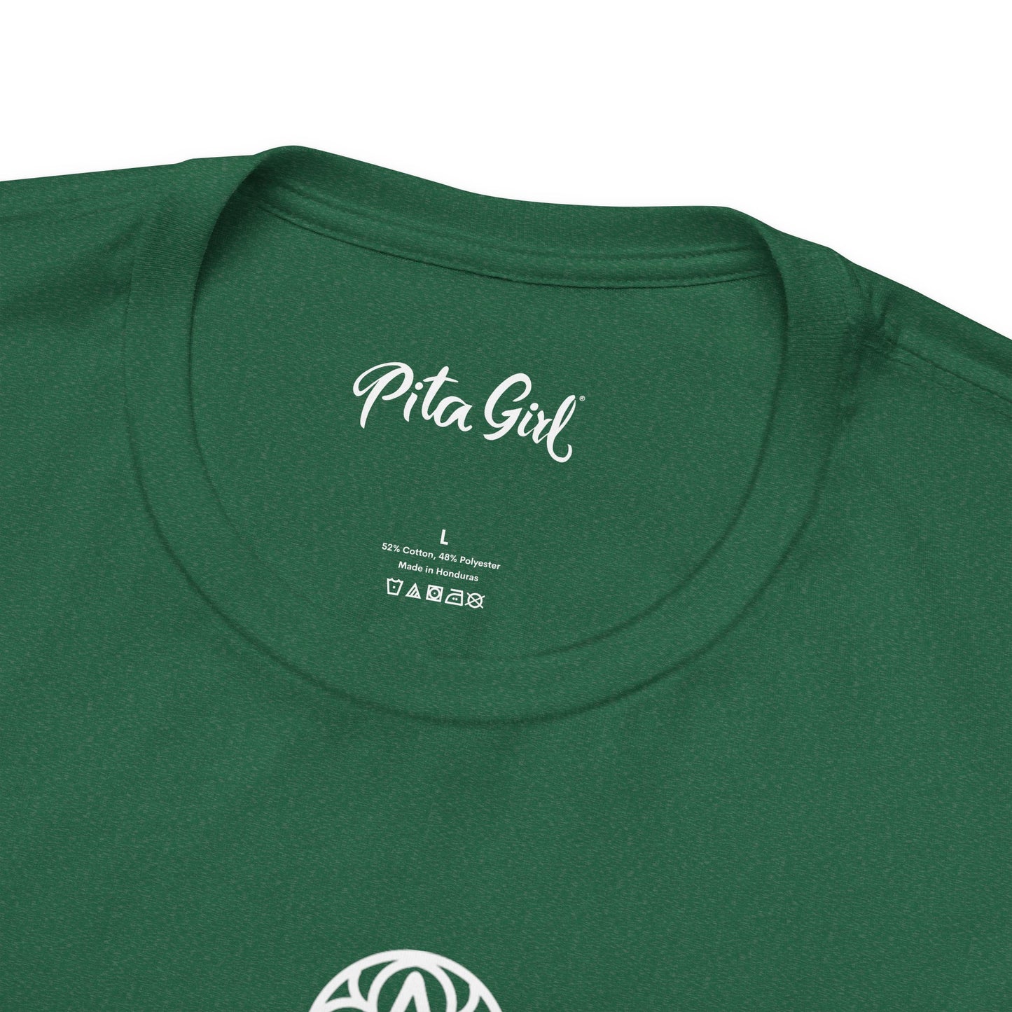 Pita Girl® Hamsa Palm Hand  Unisex Jersey Tee - Casual Comfort for Food Lovers