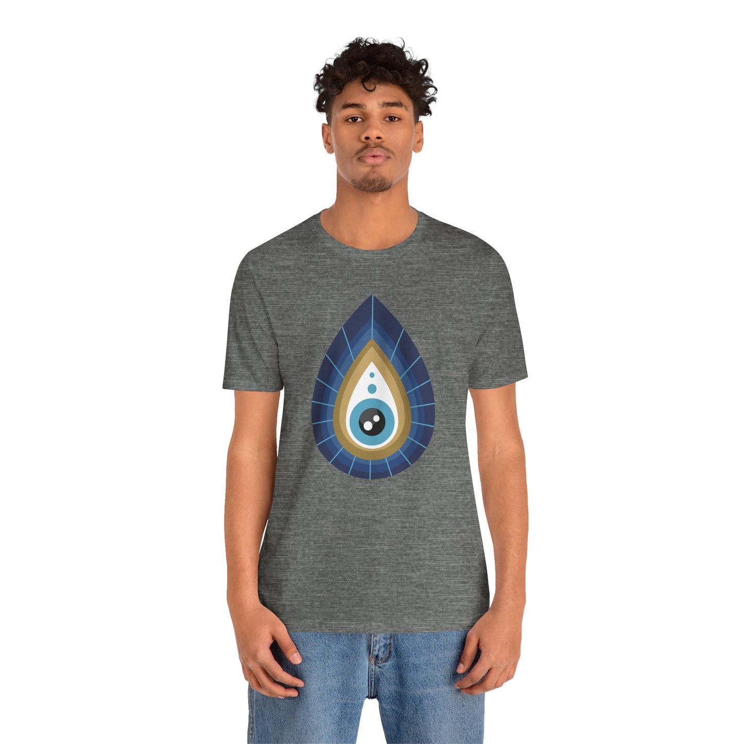 Pita Girl® Evil Eye Tee Protection Unisex Jersey Tee - Casual Comfort for Food Lovers