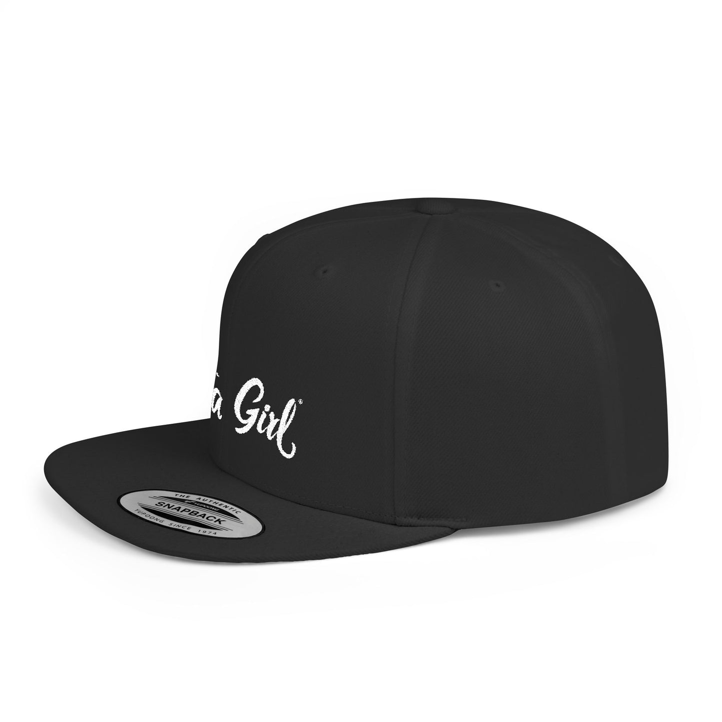 Pita Girl Flat Bill Snapback Hat - Stylish Cap for Casual Outings