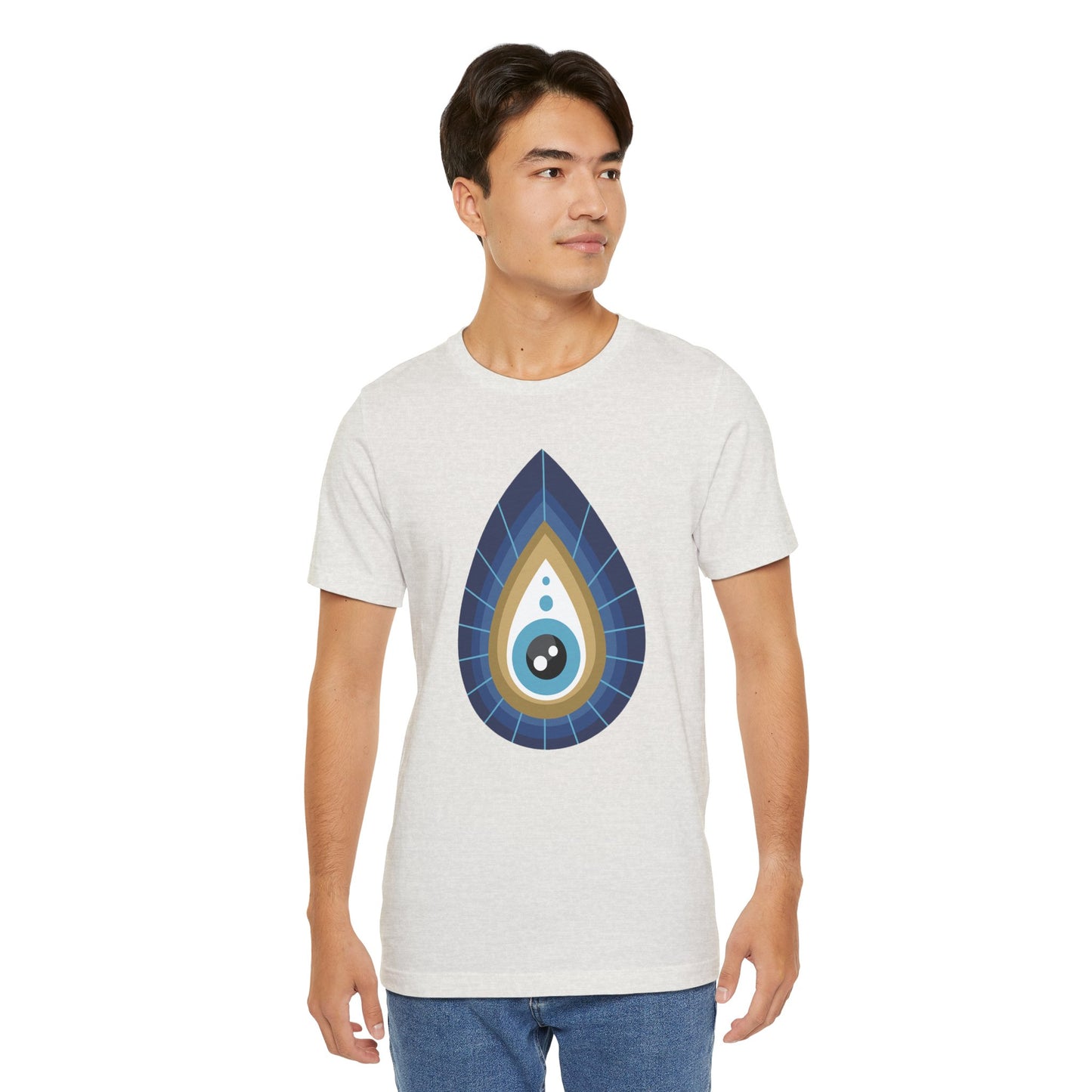 Pita Girl® Evil Eye Tee Protection Unisex Jersey Tee - Casual Comfort for Food Lovers