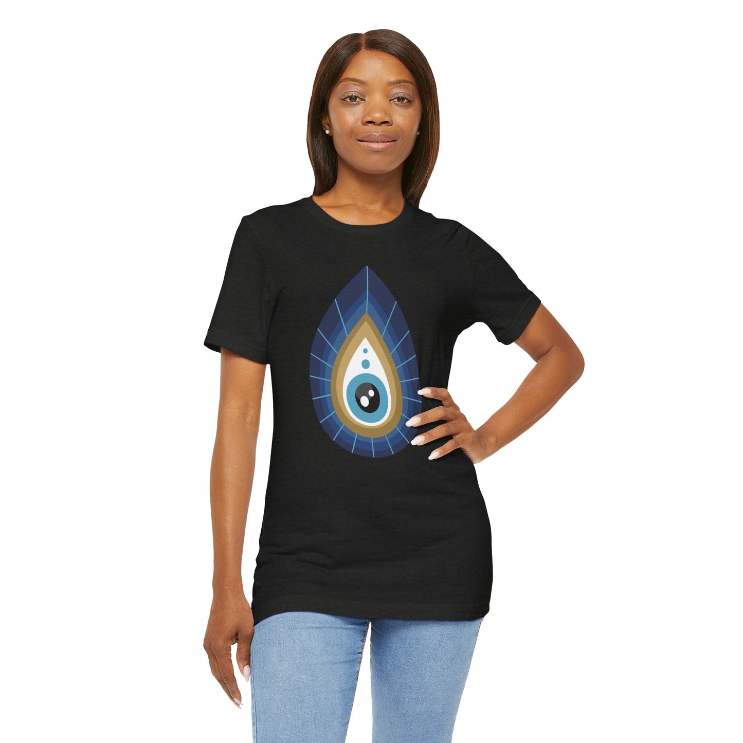 Pita Girl® Evil Eye Tee Protection Unisex Jersey Tee - Casual Comfort for Food Lovers