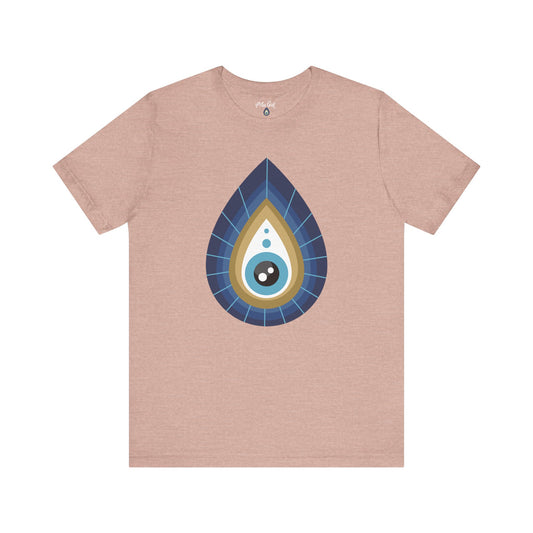 Pita Girl® Evil Eye Tee Protection Unisex Jersey Tee - Casual Comfort for Food Lovers