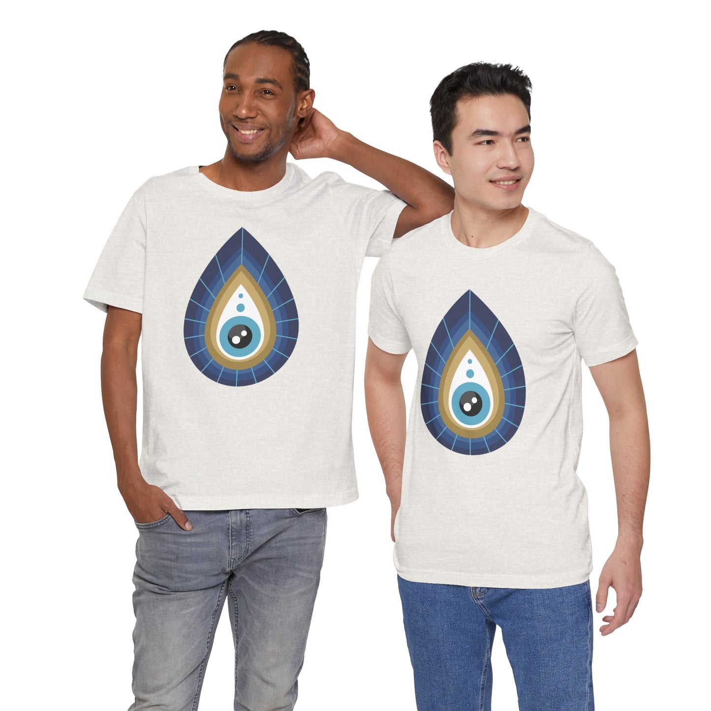 Pita Girl® Evil Eye Tee Protection Unisex Jersey Tee - Casual Comfort for Food Lovers