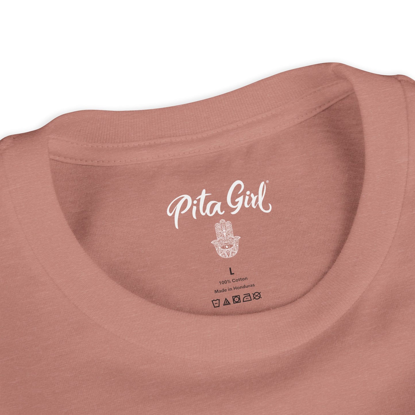 Youth Short Sleeve Tee with Hamsa Design - Boho Chic T-Shirt for Spiritual Kids