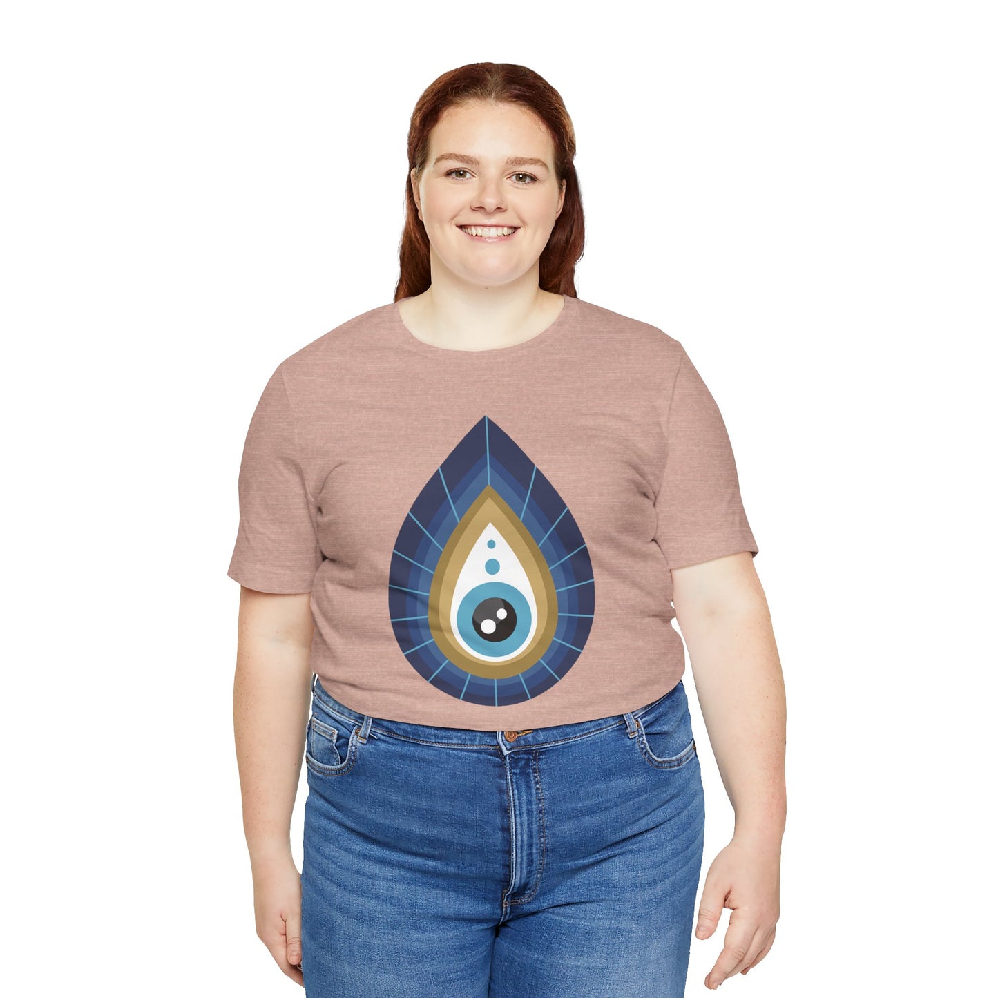 Pita Girl® Evil Eye Tee Protection Unisex Jersey Tee - Casual Comfort for Food Lovers