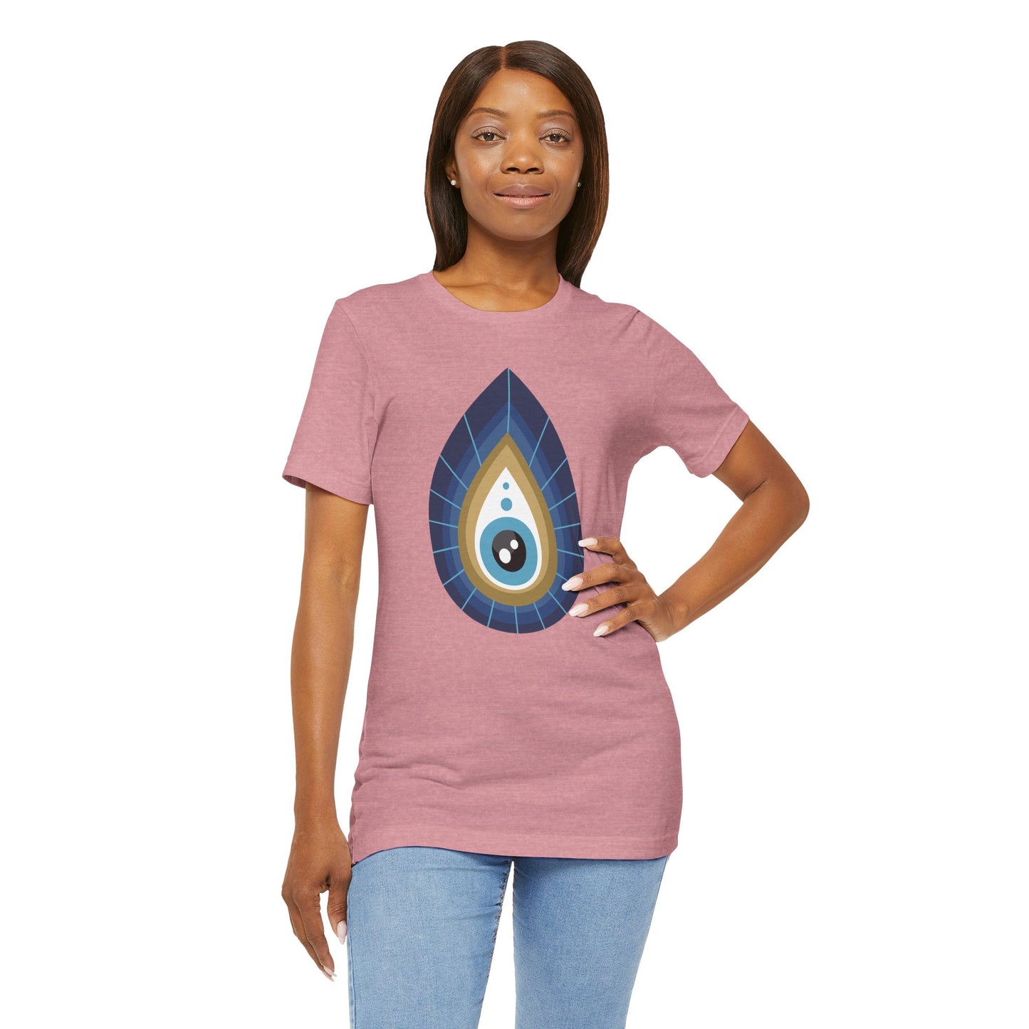 Pita Girl® Evil Eye Tee Protection Unisex Jersey Tee - Casual Comfort for Food Lovers