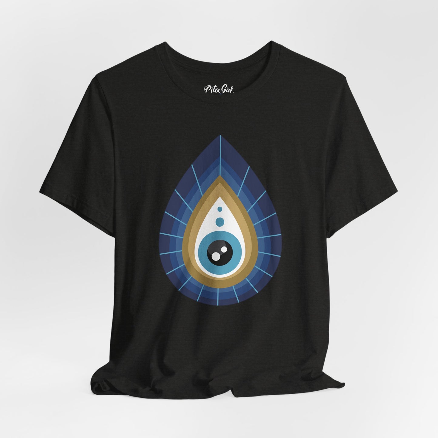Pita Girl® Evil Eye Tee Protection Unisex Jersey Tee - Casual Comfort for Food Lovers