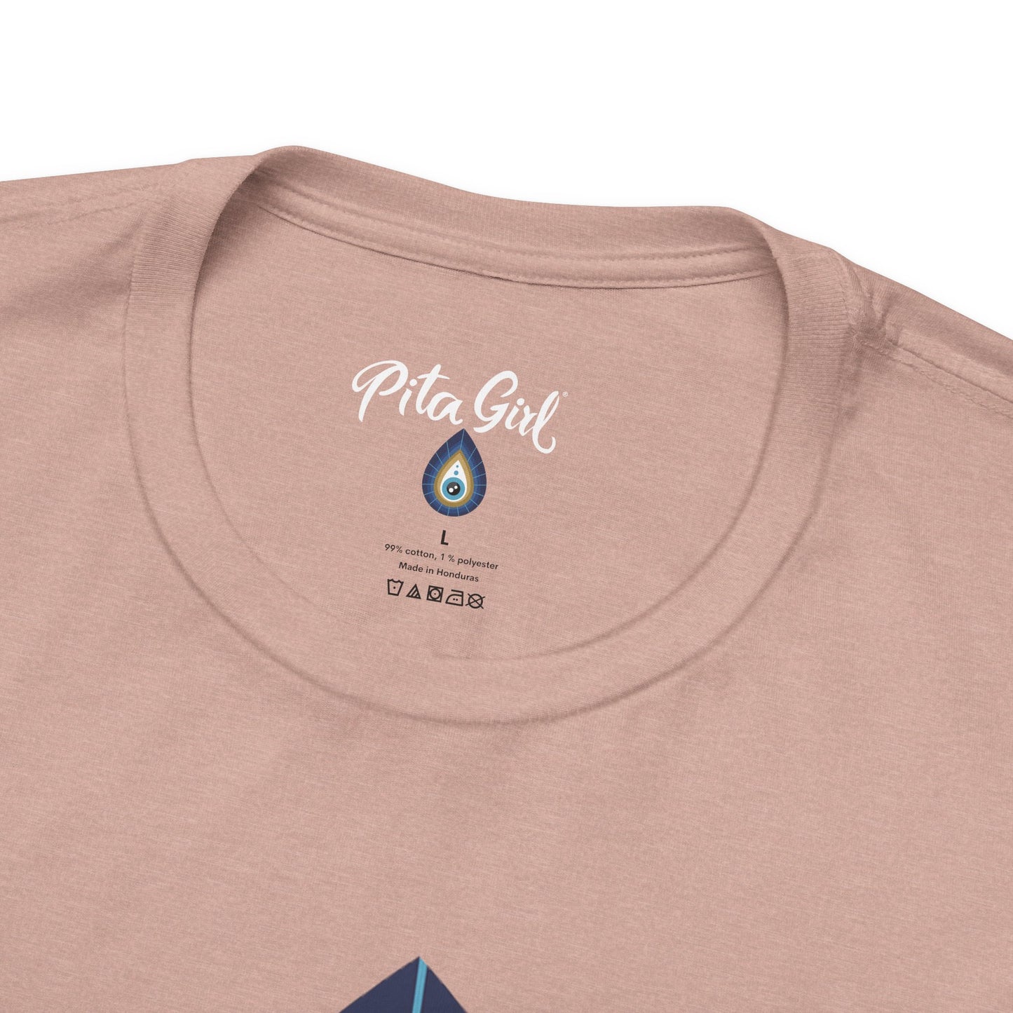 Pita Girl® Evil Eye Tee Protection Unisex Jersey Tee - Casual Comfort for Food Lovers