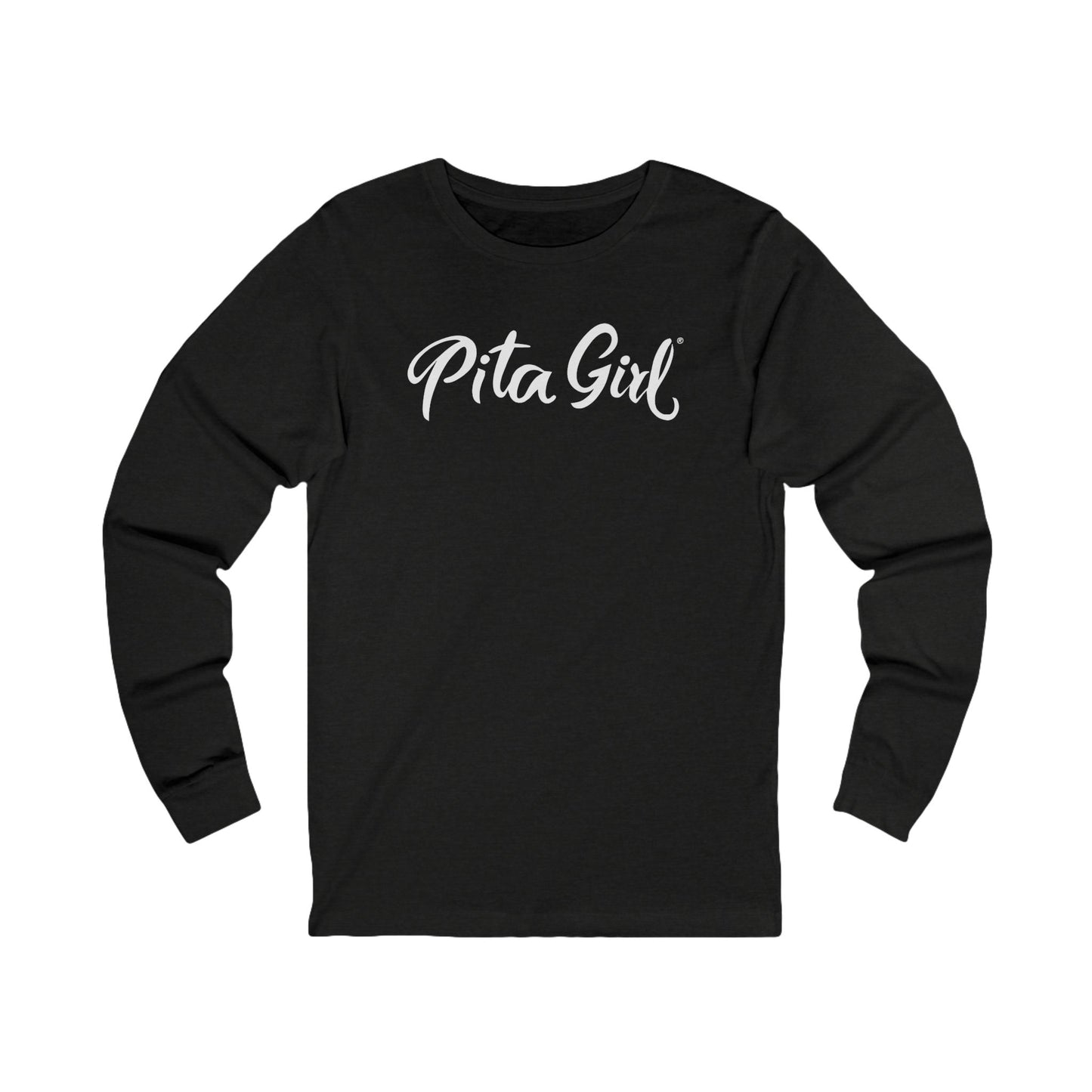 Pita Girl® Logo Unisex Long Sleeve Tee - Casual and Fun Everyday Wear