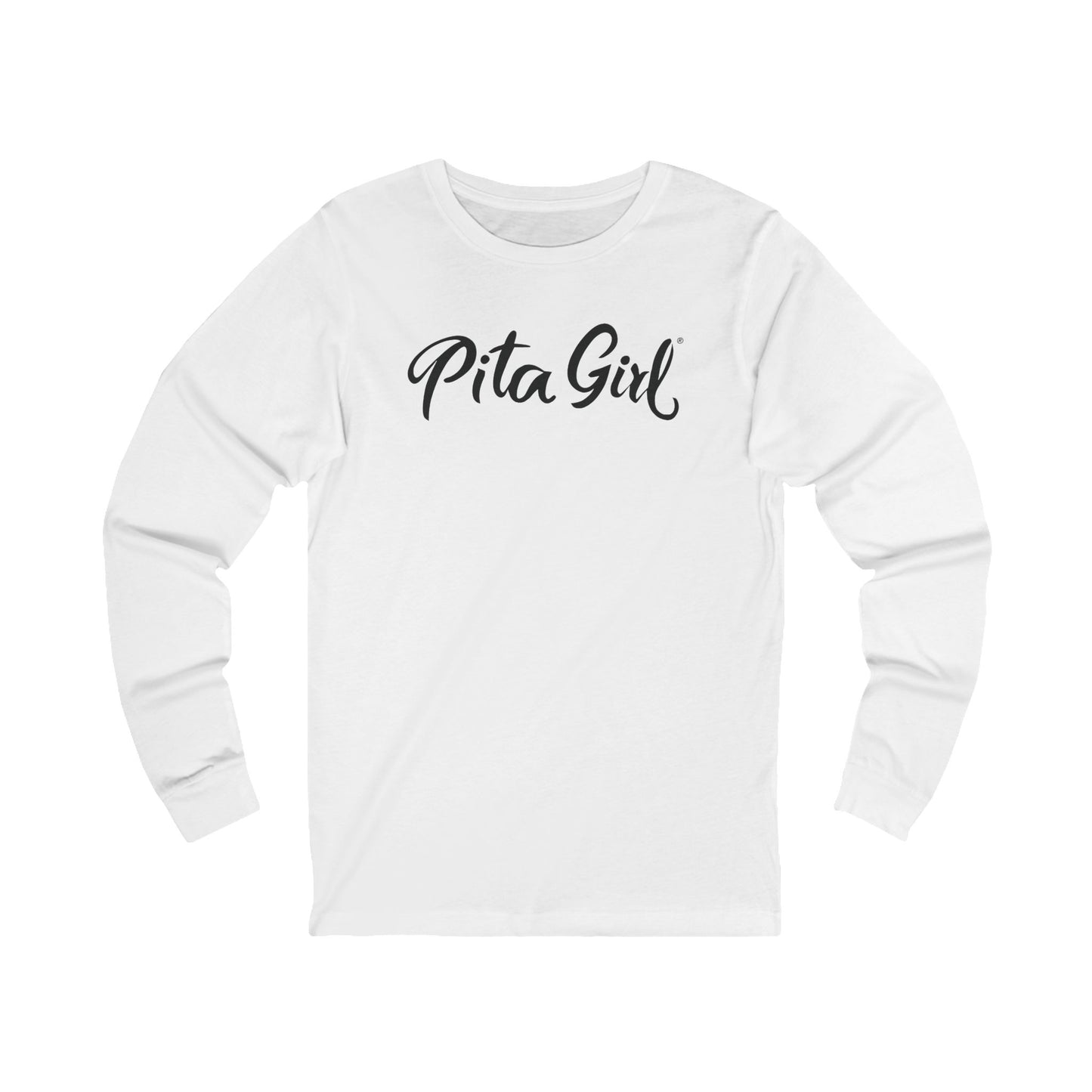 Pita Girl® Logo Unisex Long Sleeve Tee - Casual and Fun Everyday Wear