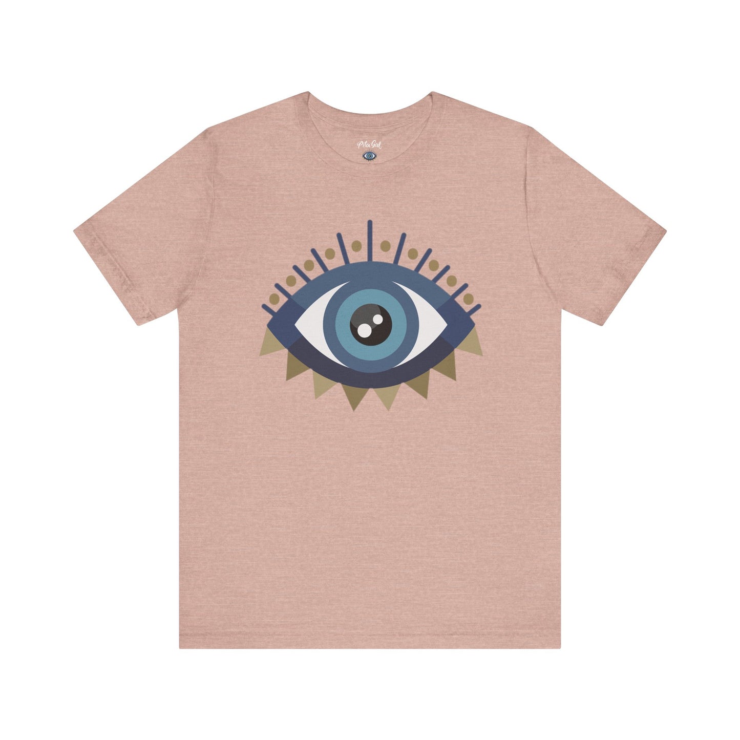 Pita Girl® Evil Eye Protection Unisex Jersey Tee - Casual Comfort for Food Lovers