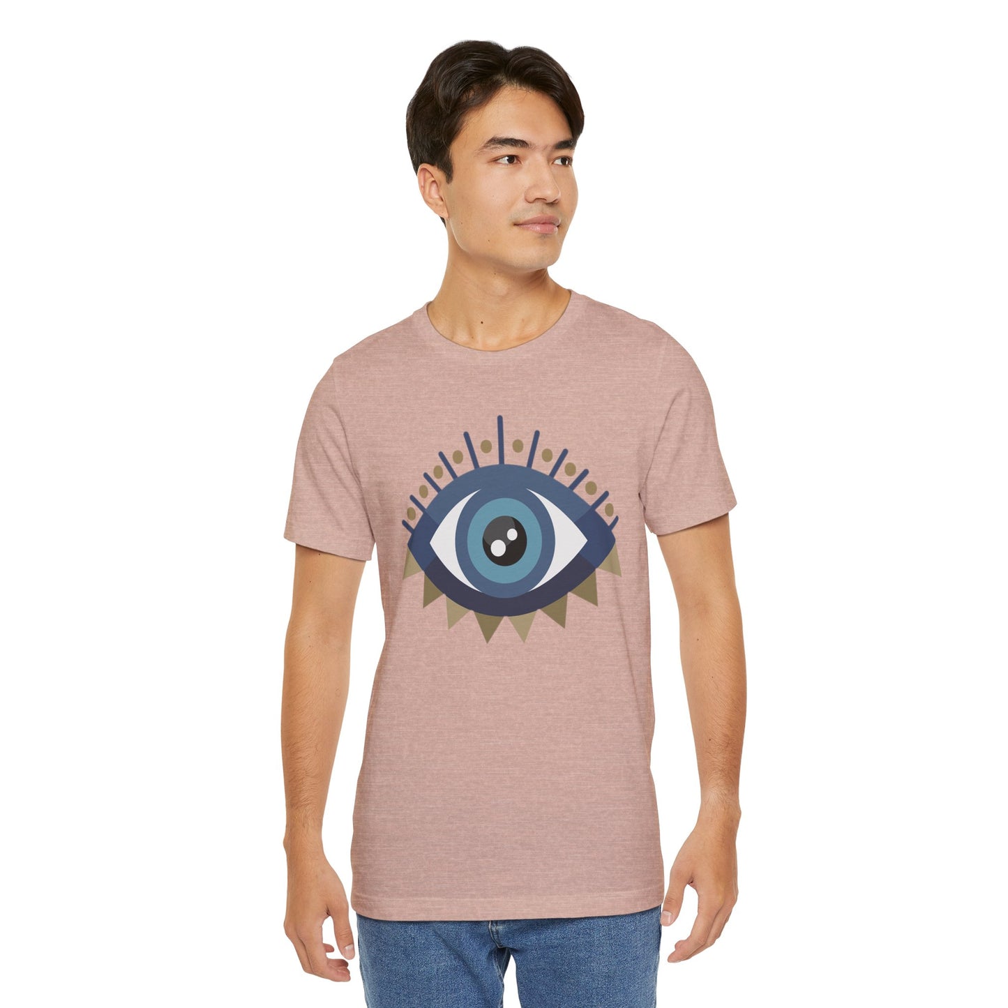 Pita Girl® Evil Eye Protection Unisex Jersey Tee - Casual Comfort for Food Lovers