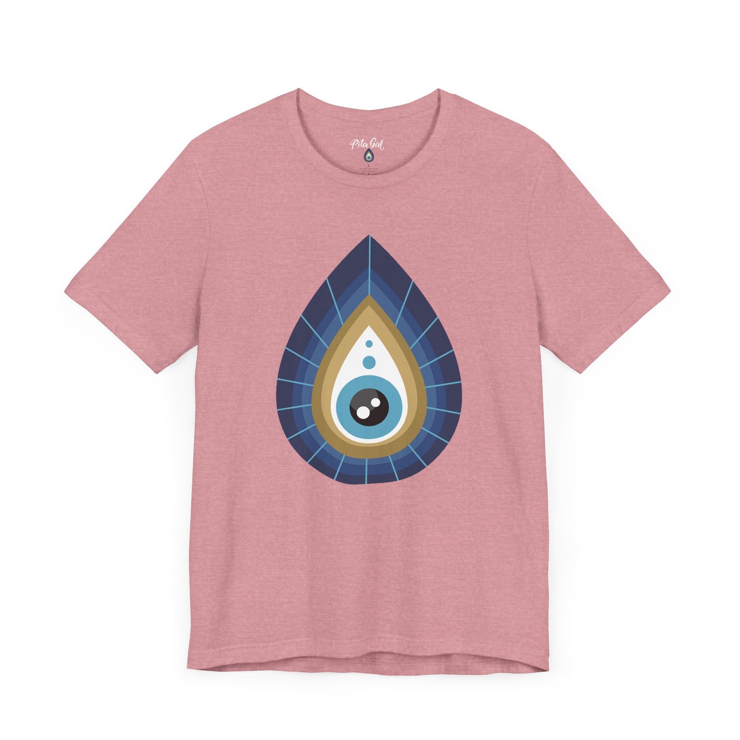 Pita Girl® Evil Eye Tee Protection Unisex Jersey Tee - Casual Comfort for Food Lovers