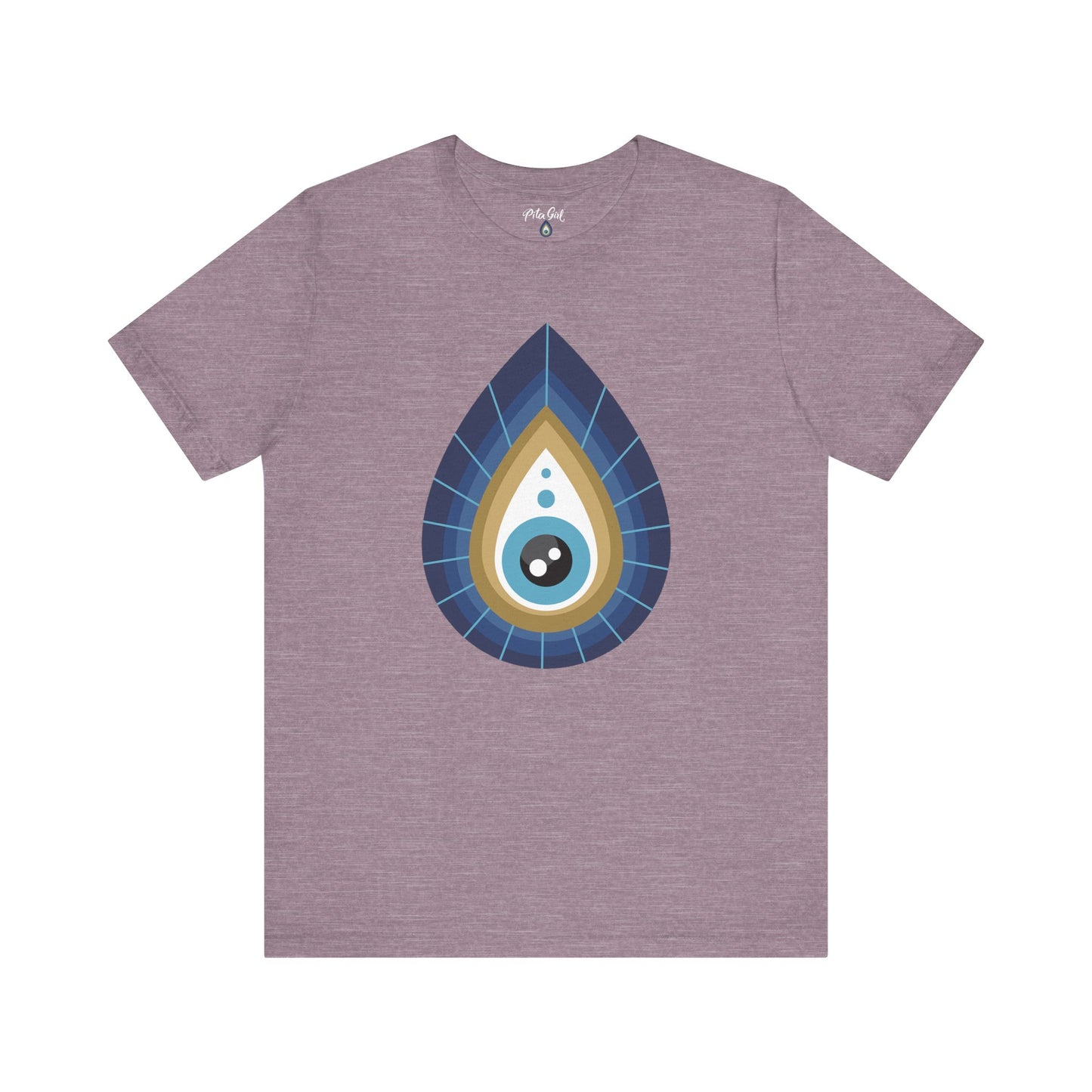 Pita Girl® Evil Eye Tee Protection Unisex Jersey Tee - Casual Comfort for Food Lovers